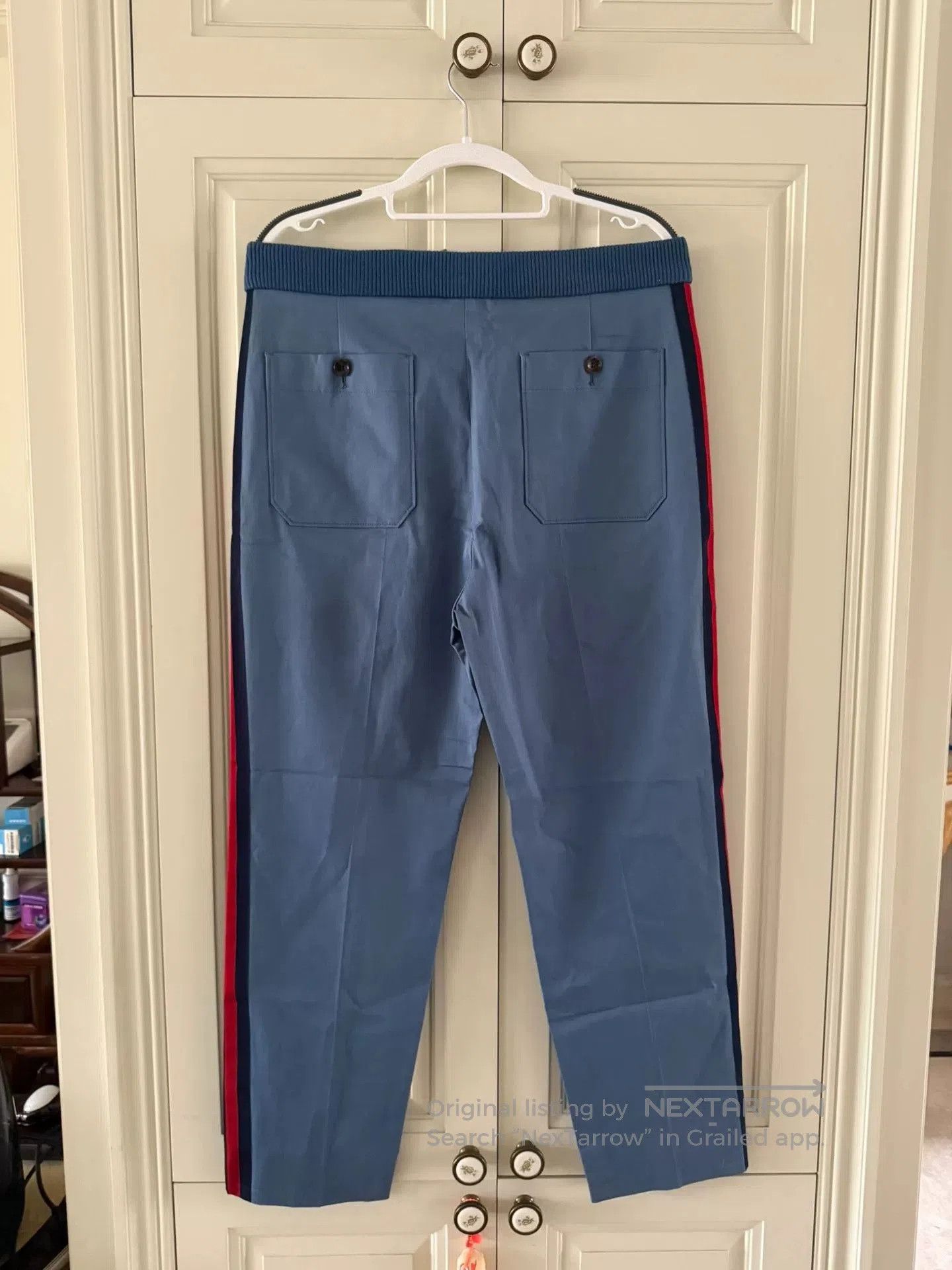 Gucci gucci red blue striped long pants size 46. Size US 34 / EU 50 - 2 Thumbnail