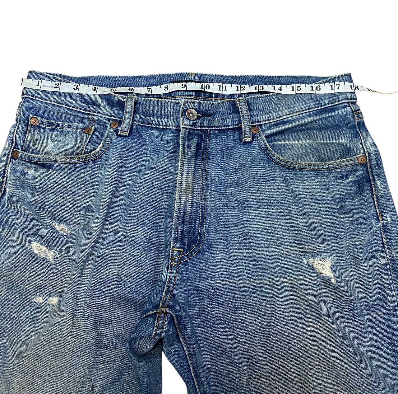 Uniqlo 💥DELETE 💥VINTAGE UNIQLO JEANS DISTRESSED DENIM Size US 36 / EU 52 - 5 Thumbnail