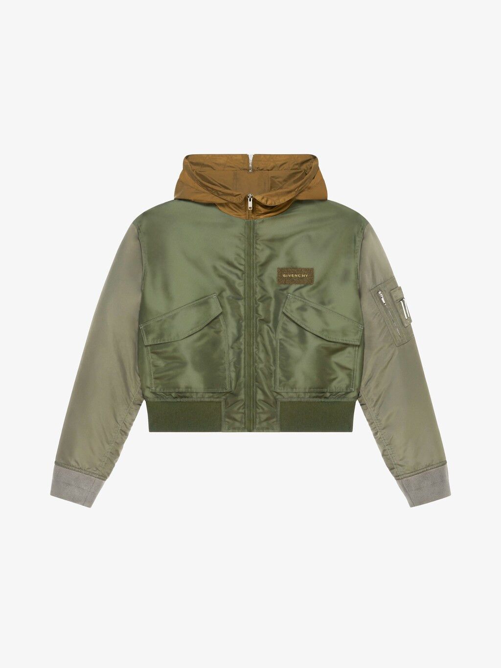 Givenchy o1w1db10525 Bomber in Green Size US L / EU 52-54 / 3 - 1 Thumbnail