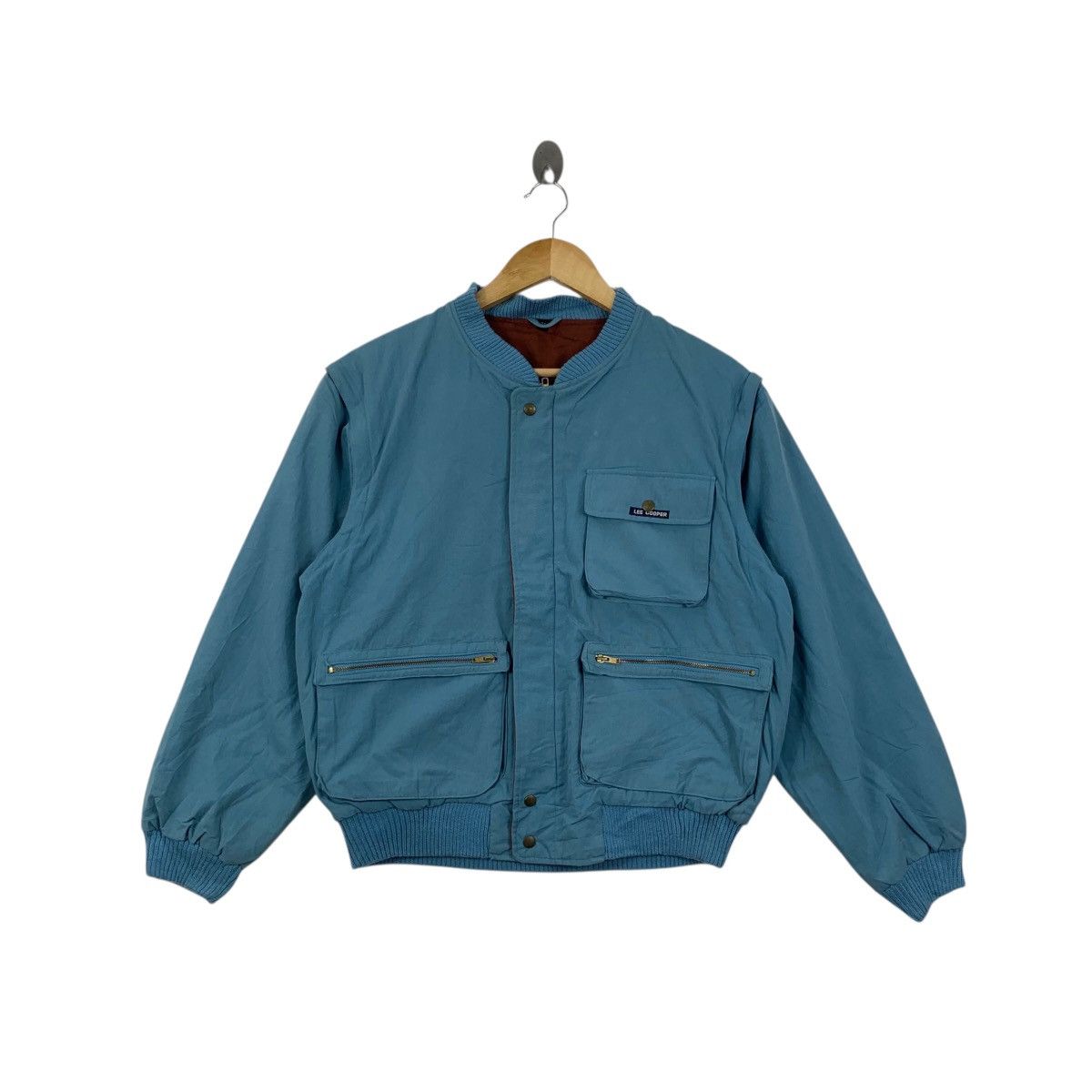 Lee Vintage 80’ LEE COOPER Cafe Racer Insulate Bomber Jacket Size US M / EU 48-50 / 2 - 1 Thumbnail
