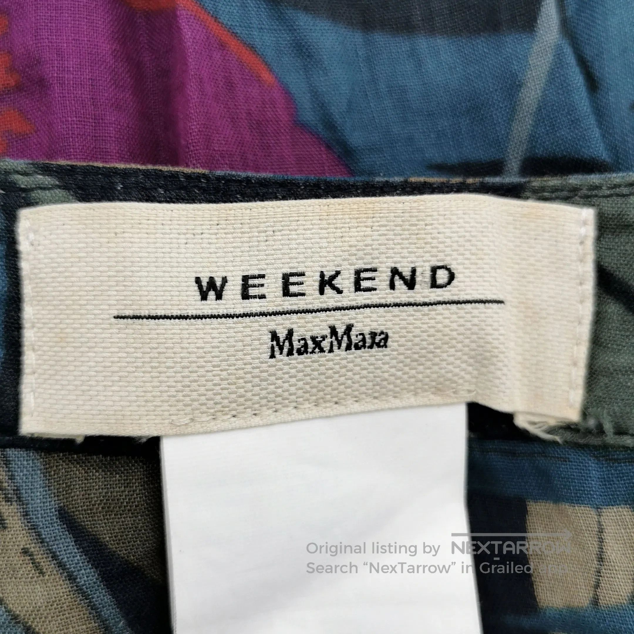 Other Weekend Max Mara Floral Print Round Neck Short Sleeve Top. Size US S / EU 44-46 / 1 - 5 Thumbnail