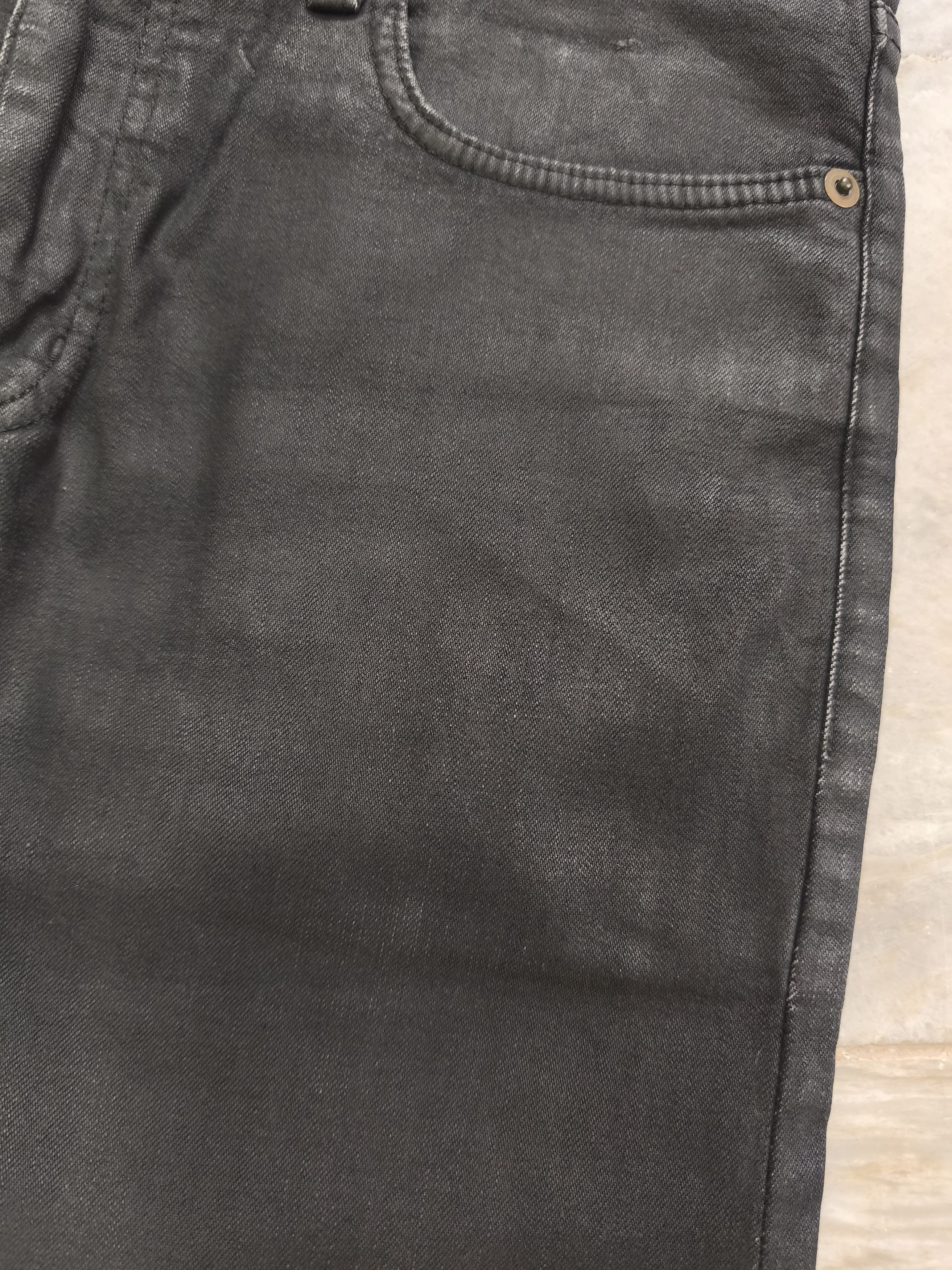 Saint Laurent Paris Saint Laurent Paris 2013 Waxed Black D02 Denim Size US 30 / EU 46 - 7 Thumbnail