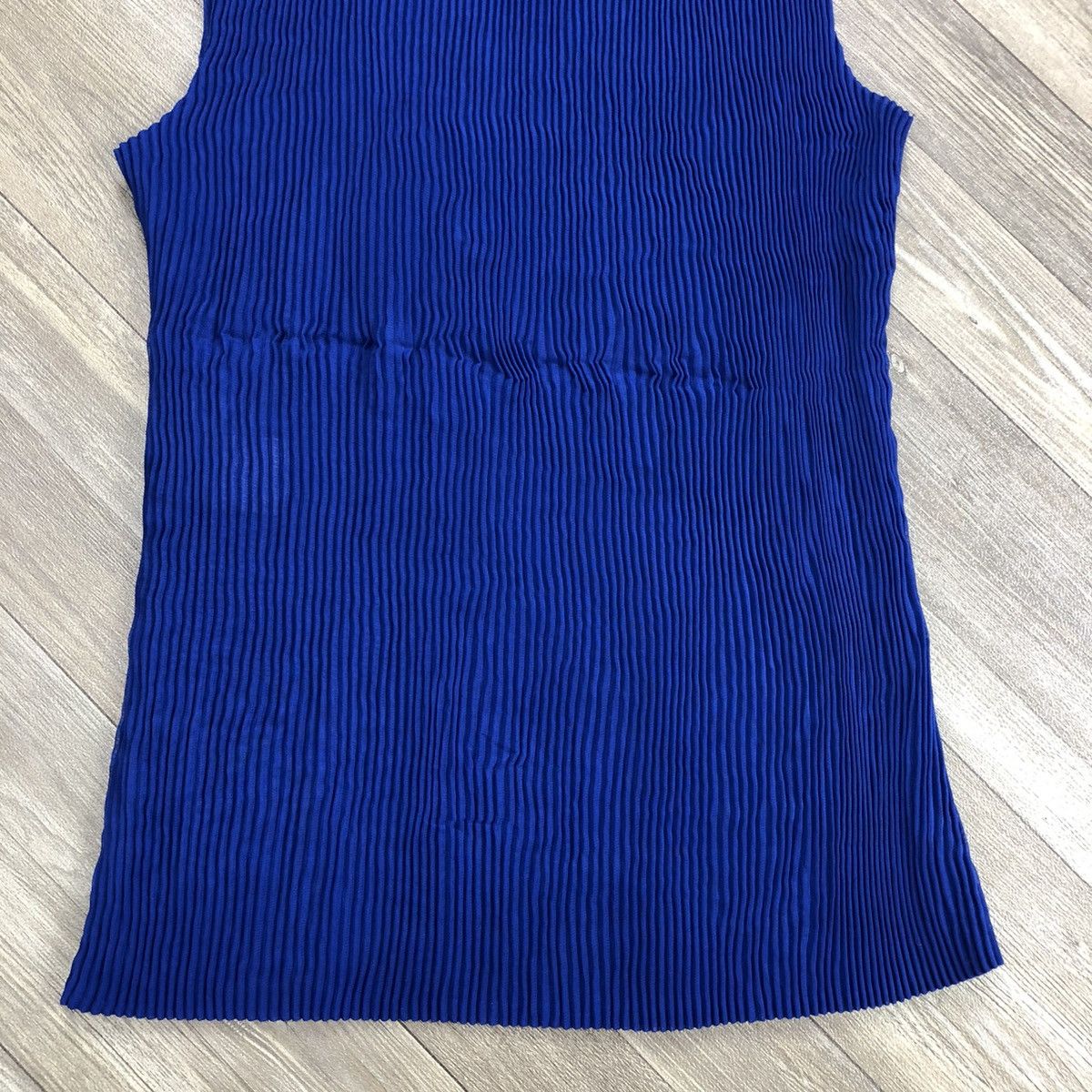 Issey Miyake × Japanese Brand × Vintage Vtg Arte Soie Issey Miyake Pleats Please Inspired Tank Tops Size M / US 6-8 / IT 42-44 - 8 Thumbnail