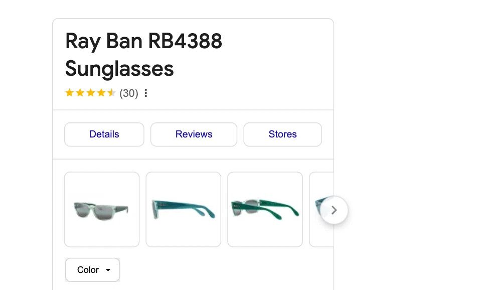 RayBan RAY-BAN RB4388 POLARIZED PILLOW SUNGLASSES Size ONE SIZE - 4 Thumbnail
