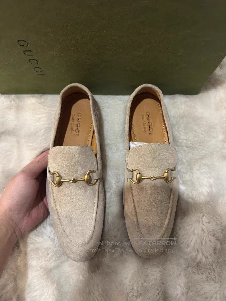 Gucci Guicci Suede Men's Loafers Leather Shoes Size US 7 / EU 40 - 5 Thumbnail