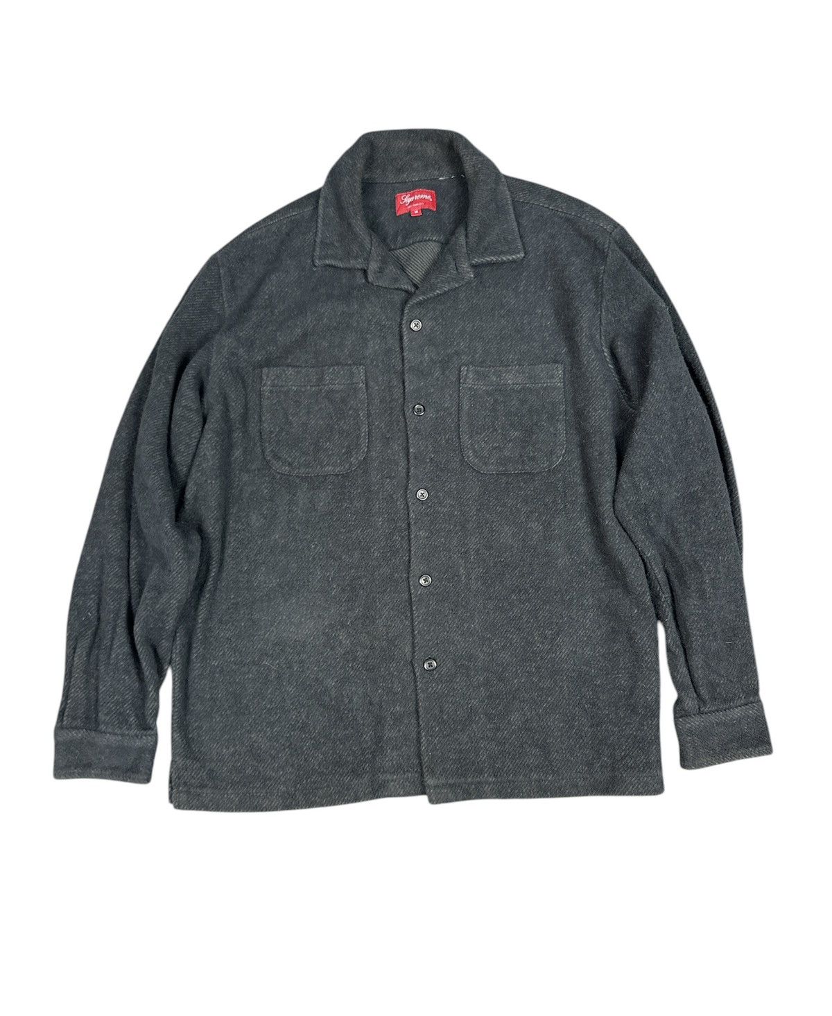 Supreme F/W22 Brushed Flannel Twill Shirt Design