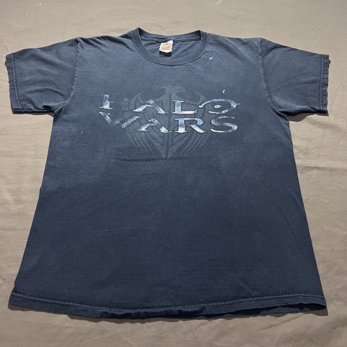 Vintage Y2K HALO WARS XBOX microsoft Tee Faded
