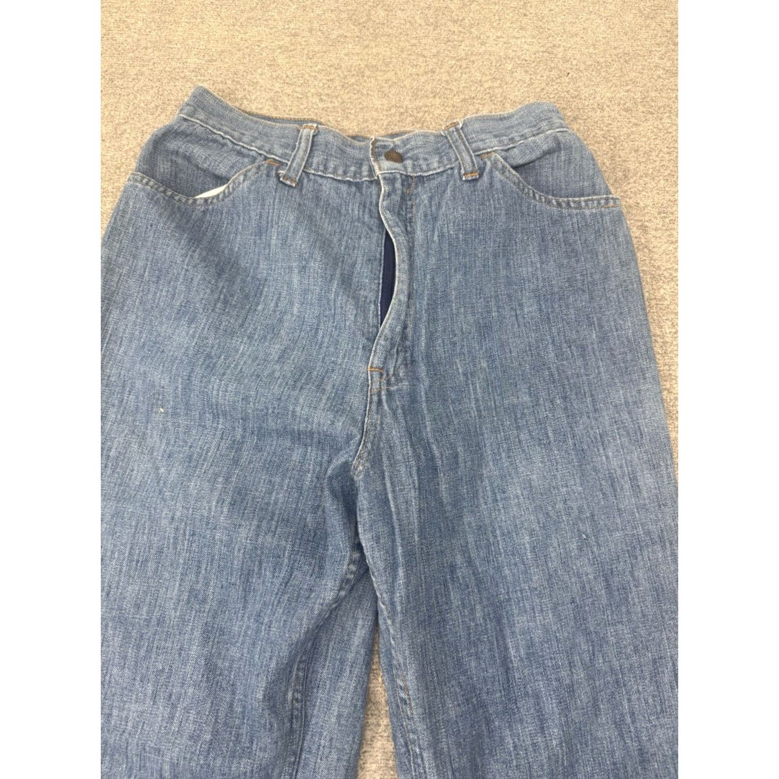 Vintage VINTAGE Levi’s Denim Jeans Big E Orange Tab 60s 70s 26x29 Made in USA Mens Rockabilly Casual Regular Blue 1970s Size US 26 / EU 42 - 2 Thumbnail