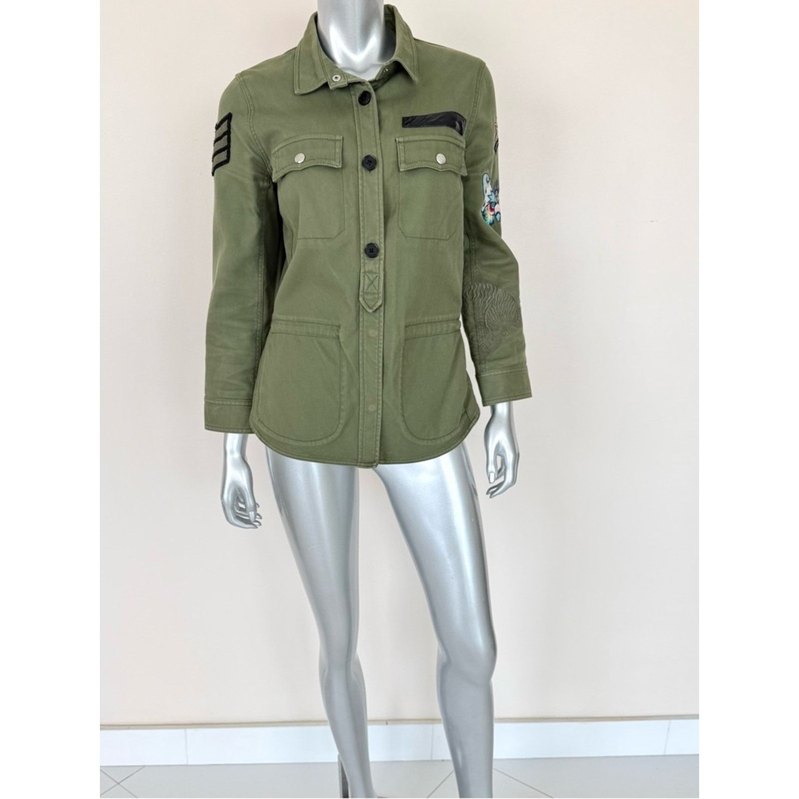 Zadig & Voltaire Zadig and Voltaire military style parka/jacket size S Size S / US 4 / IT 40 - 2 Thumbnail