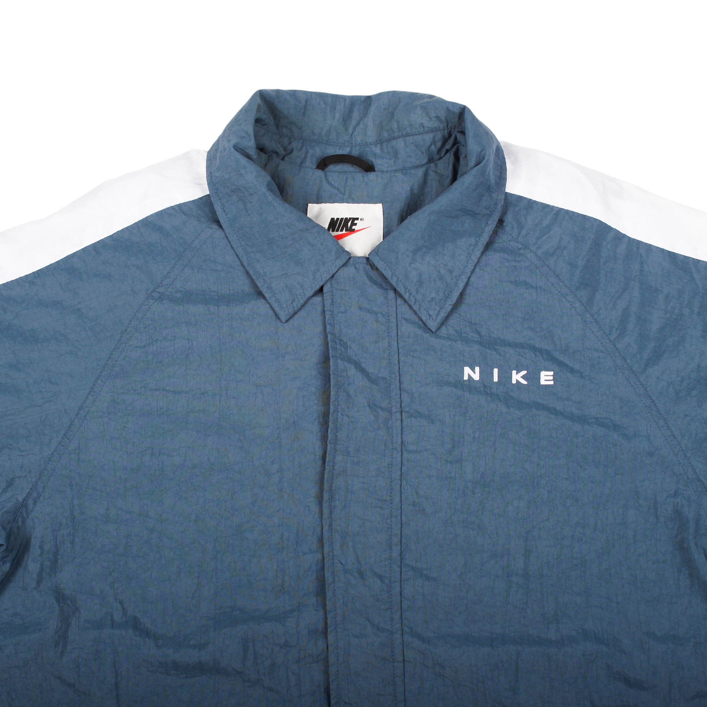 Nike Vintage Nike Big Swoosh Windbreaker Jacket 90s Size US XL / EU 56 / 4 - 3 Thumbnail