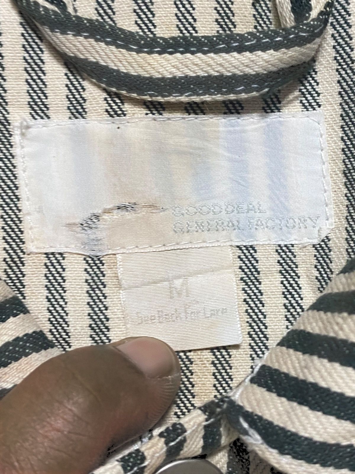 Global Work Vintage Hickory Worker Grunge Denim Tears General Factory Size US M / EU 48-50 / 2 - 10 Thumbnail