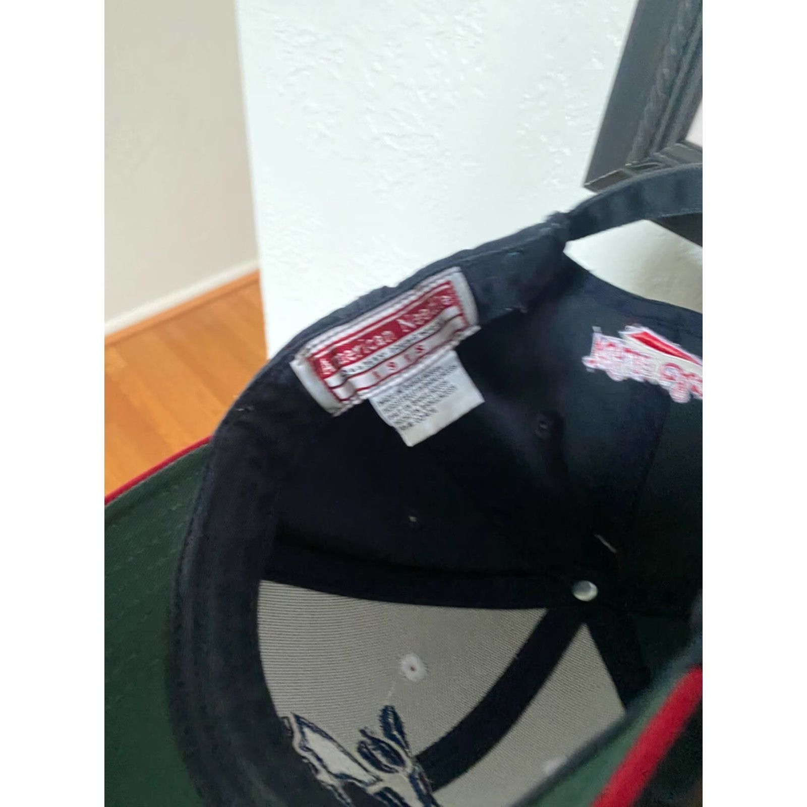 American Needle American Needle Chicago White Sox Hat Slouch Adjustable Strapback Black Cotton Baseball Cap Mens Adult Adjustable Chrome Jesus? Size ONE SIZE - 5 Thumbnail