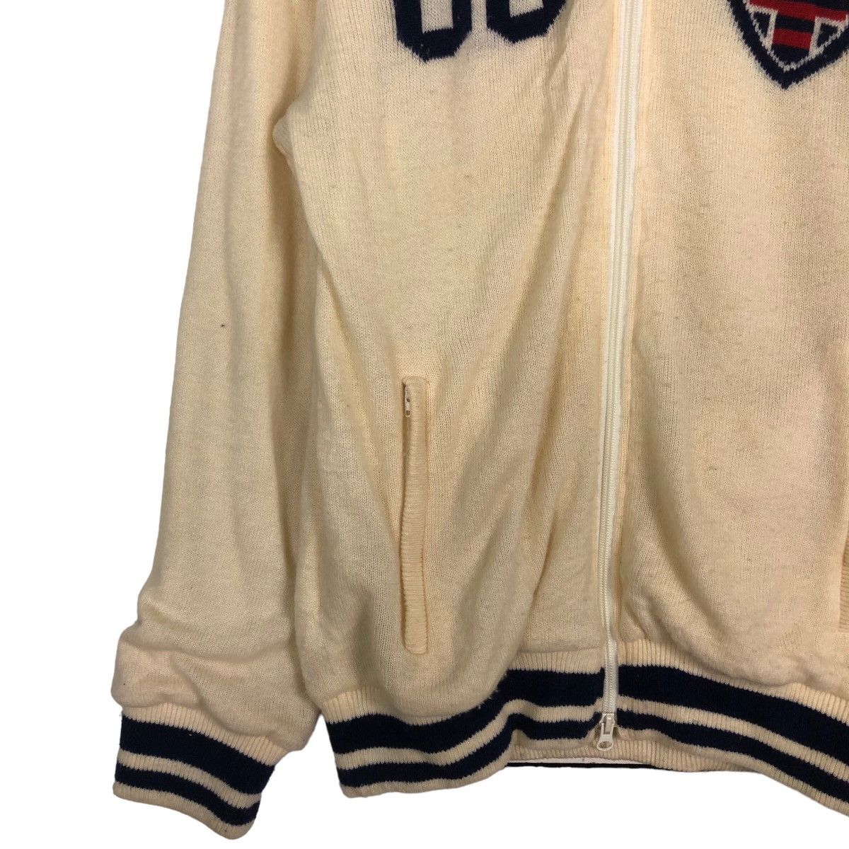 Hysteric Glamour 🔥Vintage Knit Zipper Jacket Pearly Gates Big Logo Size US M / EU 48-50 / 2 - 4 Thumbnail