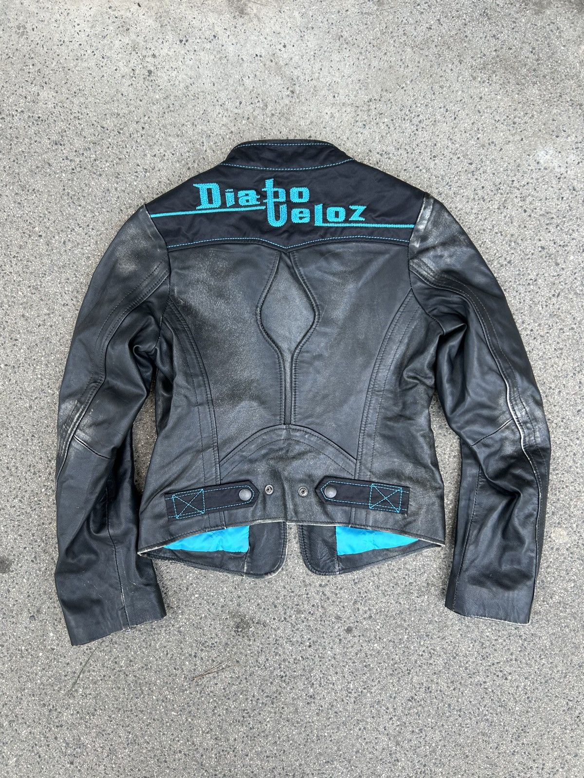 Diesel Vintage Diesel Y2K Leather Jacket Fitted Denim Moto Jacket Size M / US 6-8 / IT 42-44 - 17 Thumbnail
