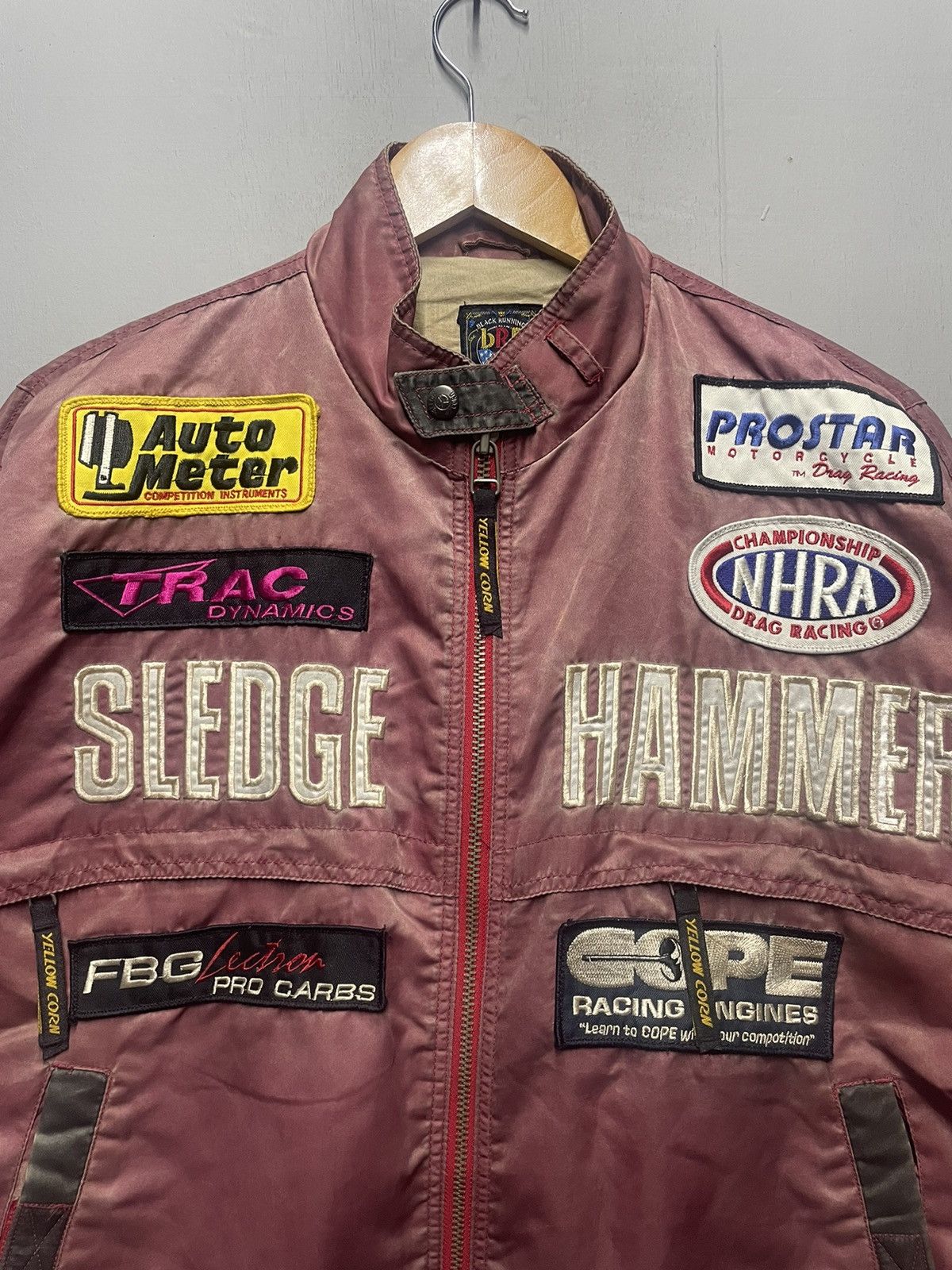 Honda × Vintage Yellow corn❌Racing❌Vintage Size US M / EU 48-50 / 2 - 11 Thumbnail