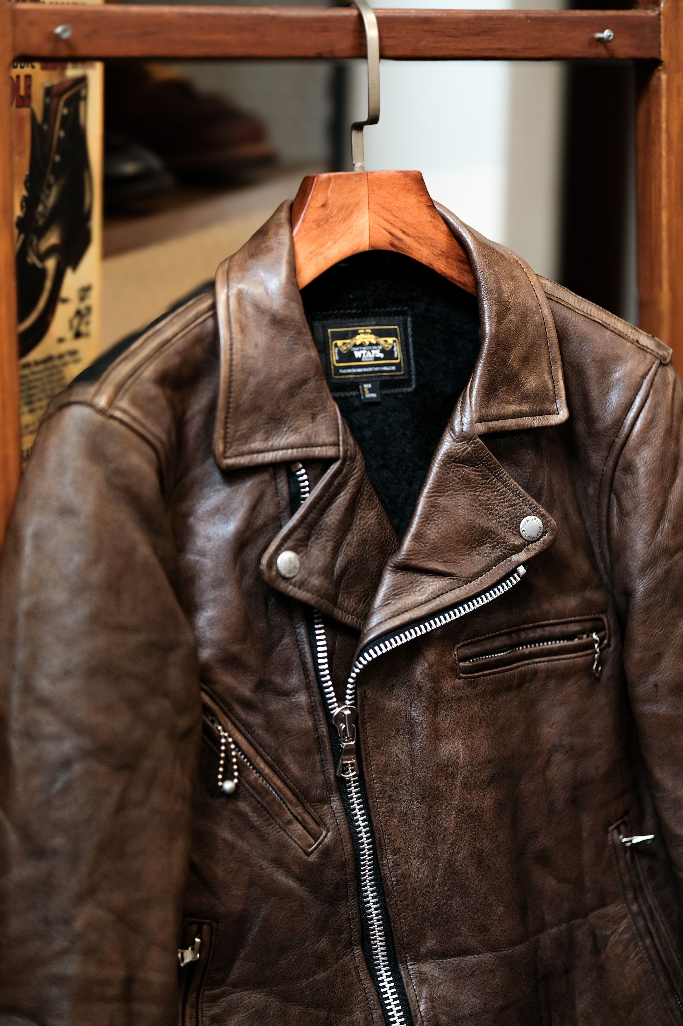 Wtaps WTAP Riders Cowhide Leather Jacket Original Made in Japan Size US S / EU 44-46 / 1 - 3 Thumbnail