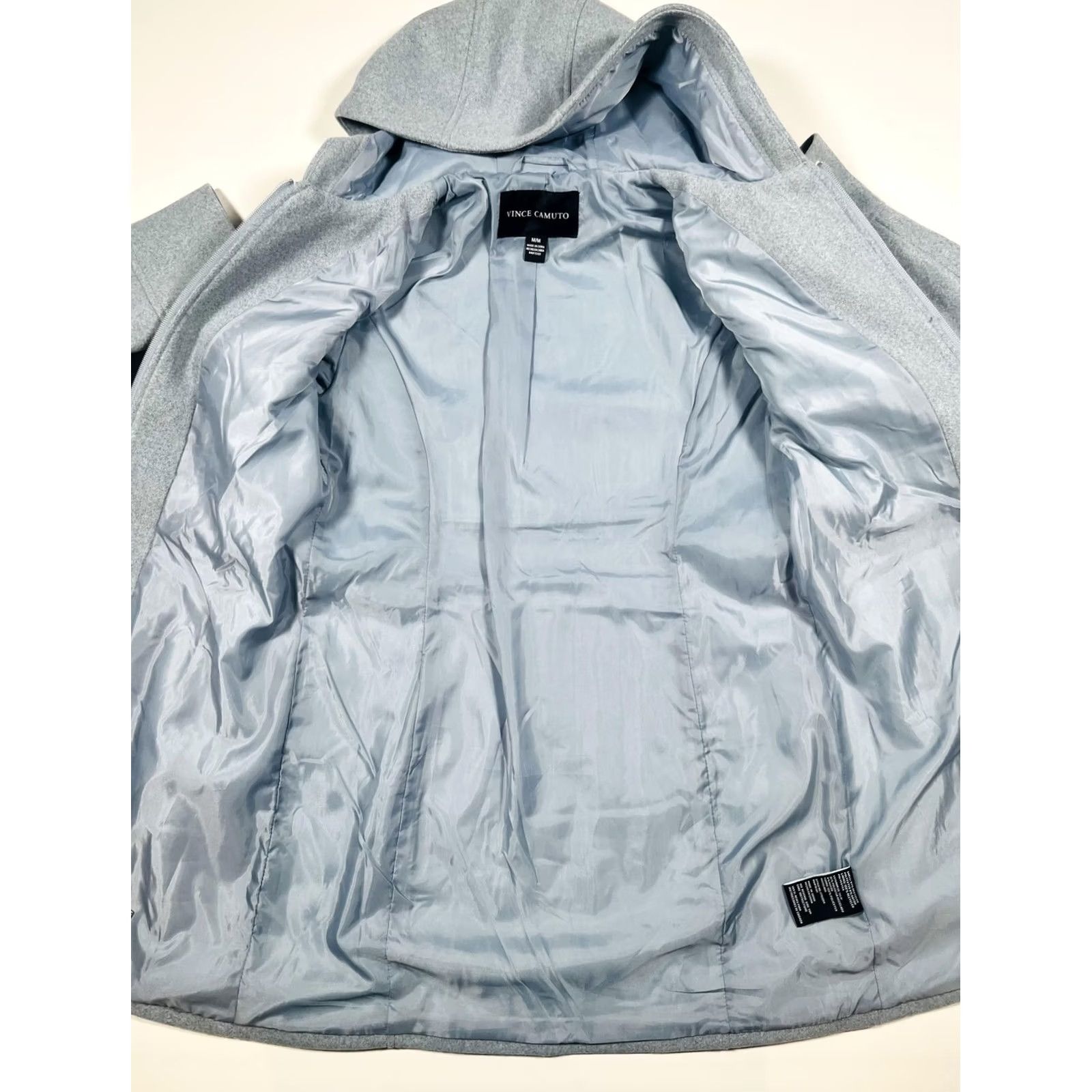Vince Camuto Vince Camuto Coat Womens Medium Hooded Full Zip Recycled Polyester Winter Jacket Gray Size M / US 6-8 / IT 42-44 - 5 Thumbnail