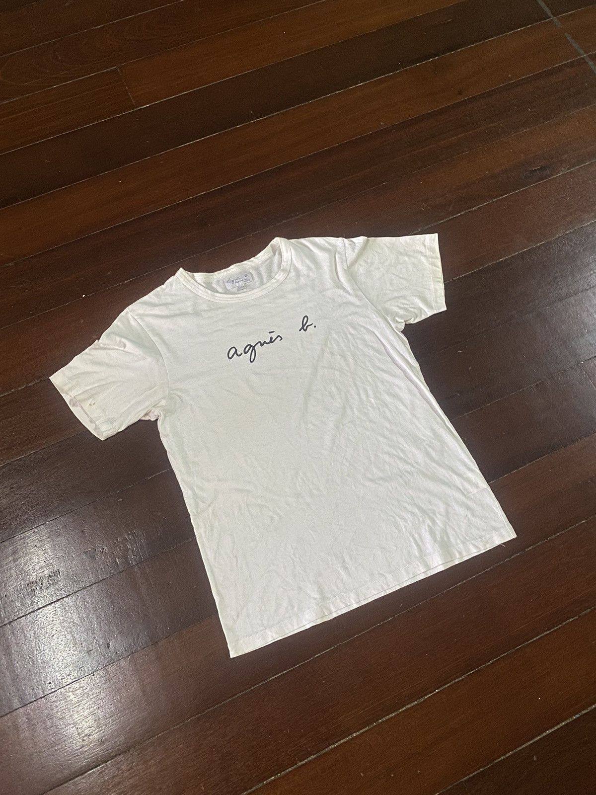 agnes b. Agnes B. Homme paris Vintage Tshirt Size US M / EU 48-50 / 2 - 2 Thumbnail