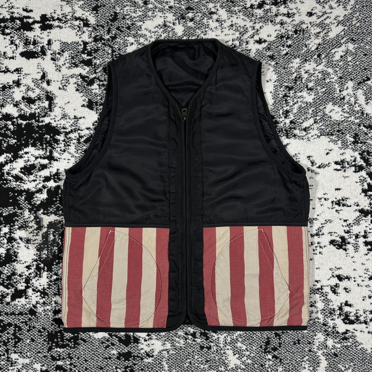 VISVIM IRIS LINER VEST 20SS MUD DYED