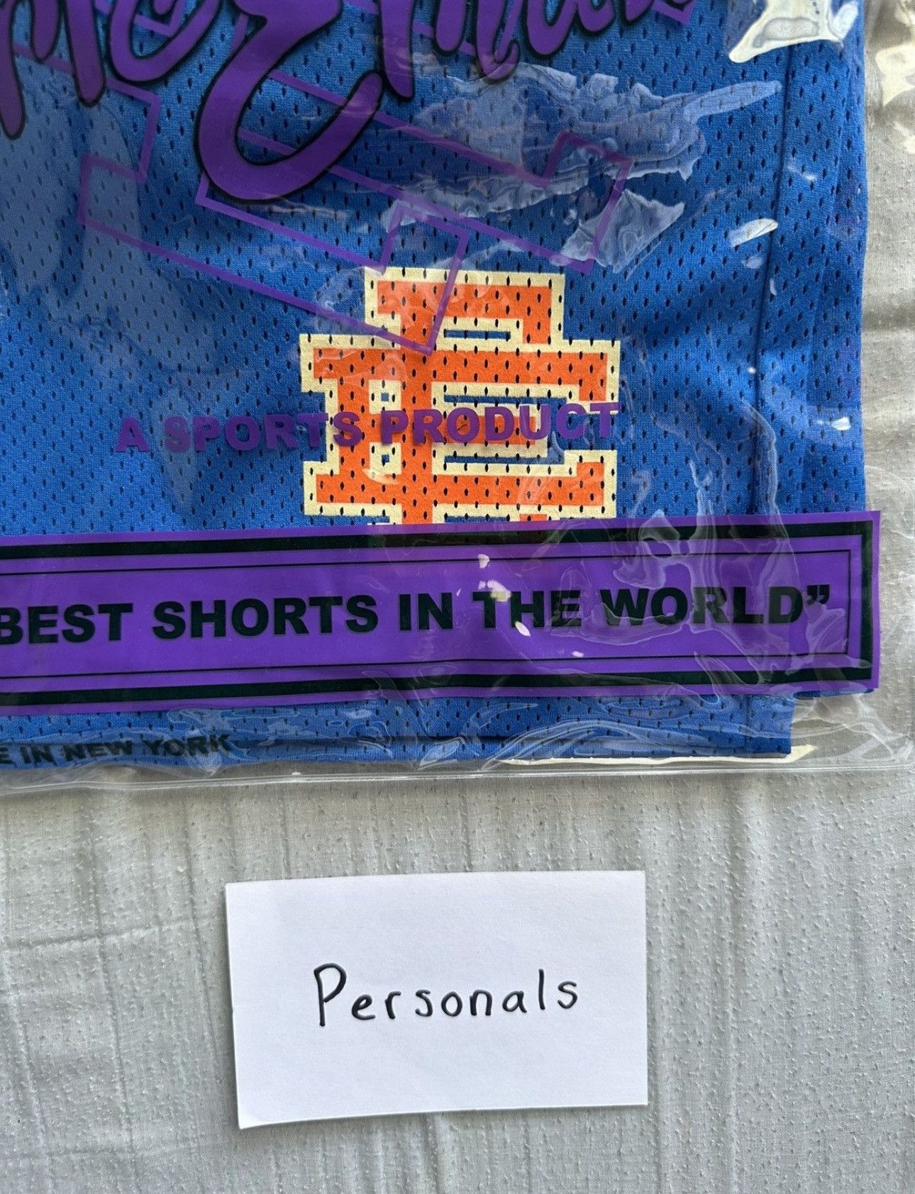 Eric Emanuel NEW Eric Emanuel Basic Shorts Blue Lemonade XL Size US 36 / EU 52 - 3 Thumbnail