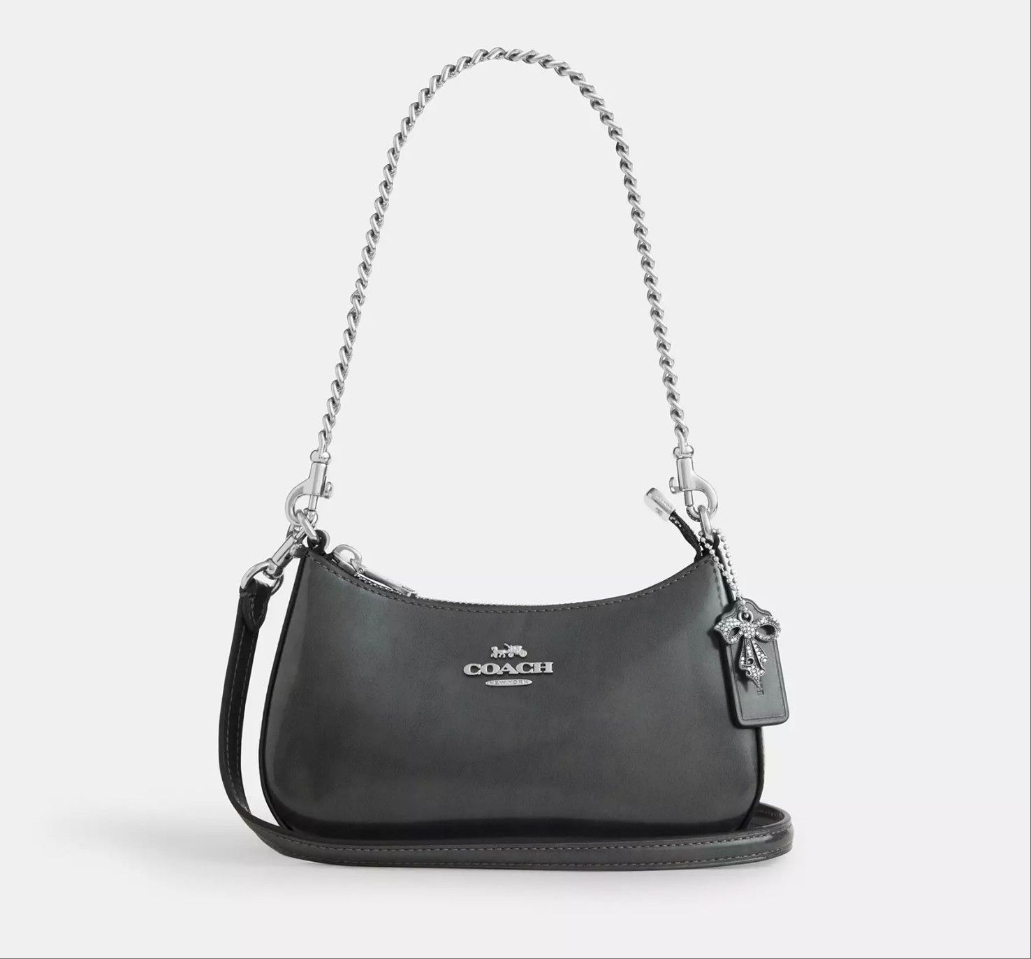 Coach Teri Mini Crossbody Bag CCE83 Metallic Gunmetal Size ONE SIZE - 11 Thumbnail
