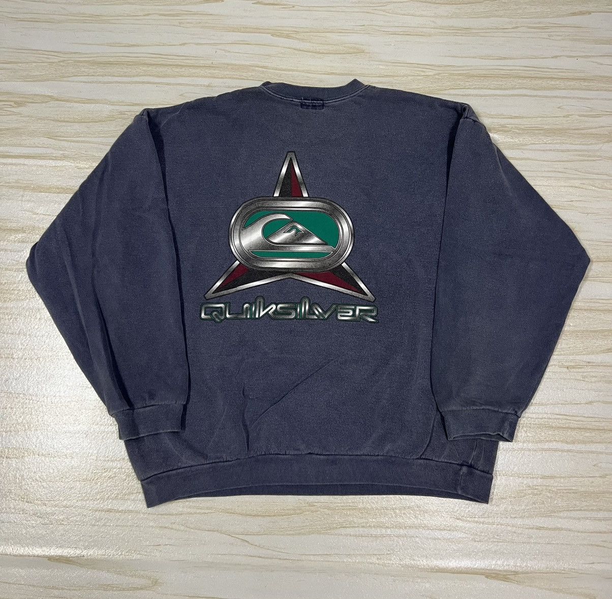 Quiksilver 90s Quiksilver Symbol Surfwear Company Vintage Sweatshirt Size US XXL / EU 58 / 5 - 1 Thumbnail
