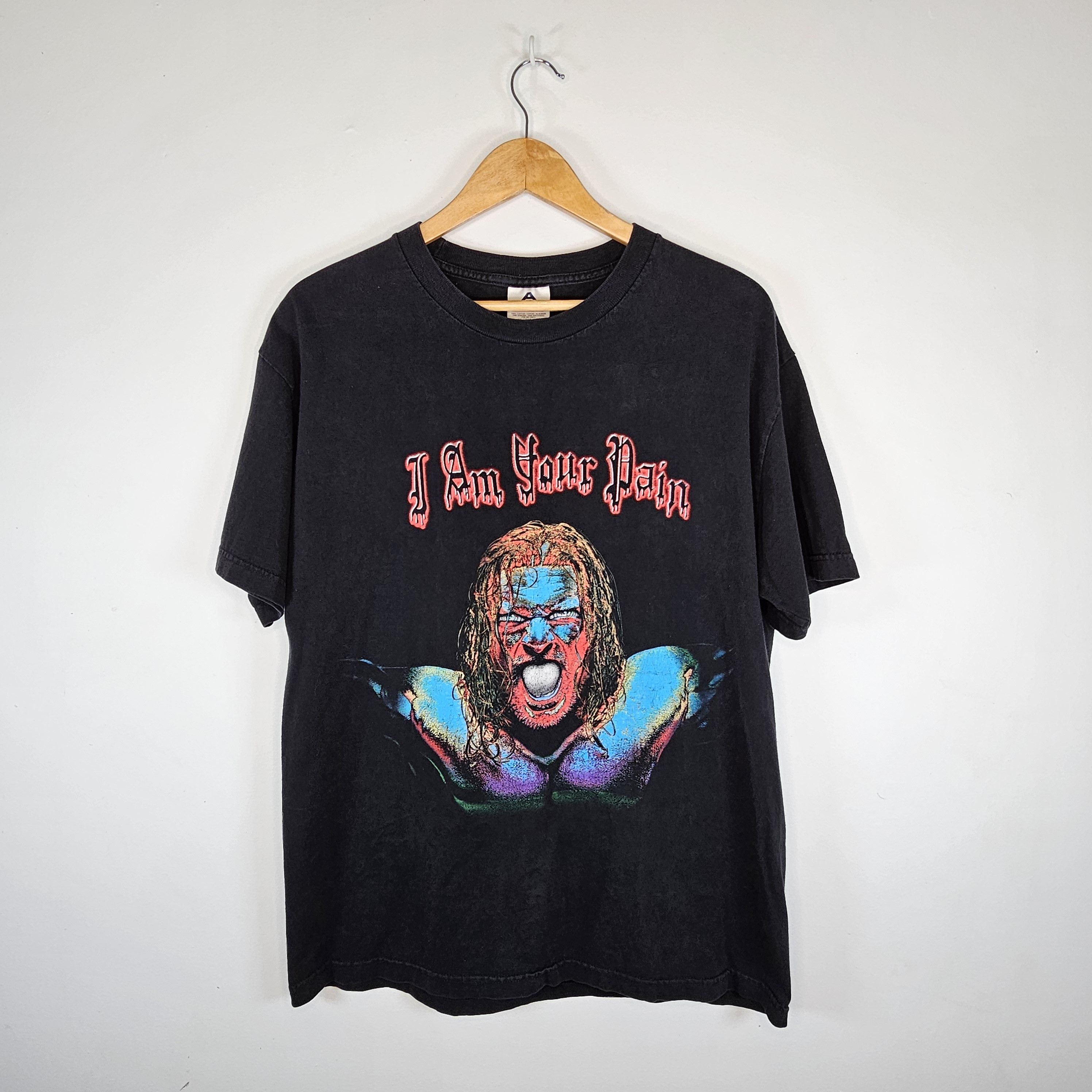 image of Vintage x Wwe Triple H The Game 'i Am Your Pain' Wwf Wrestling Shirt in Black, Men's (Size Large)