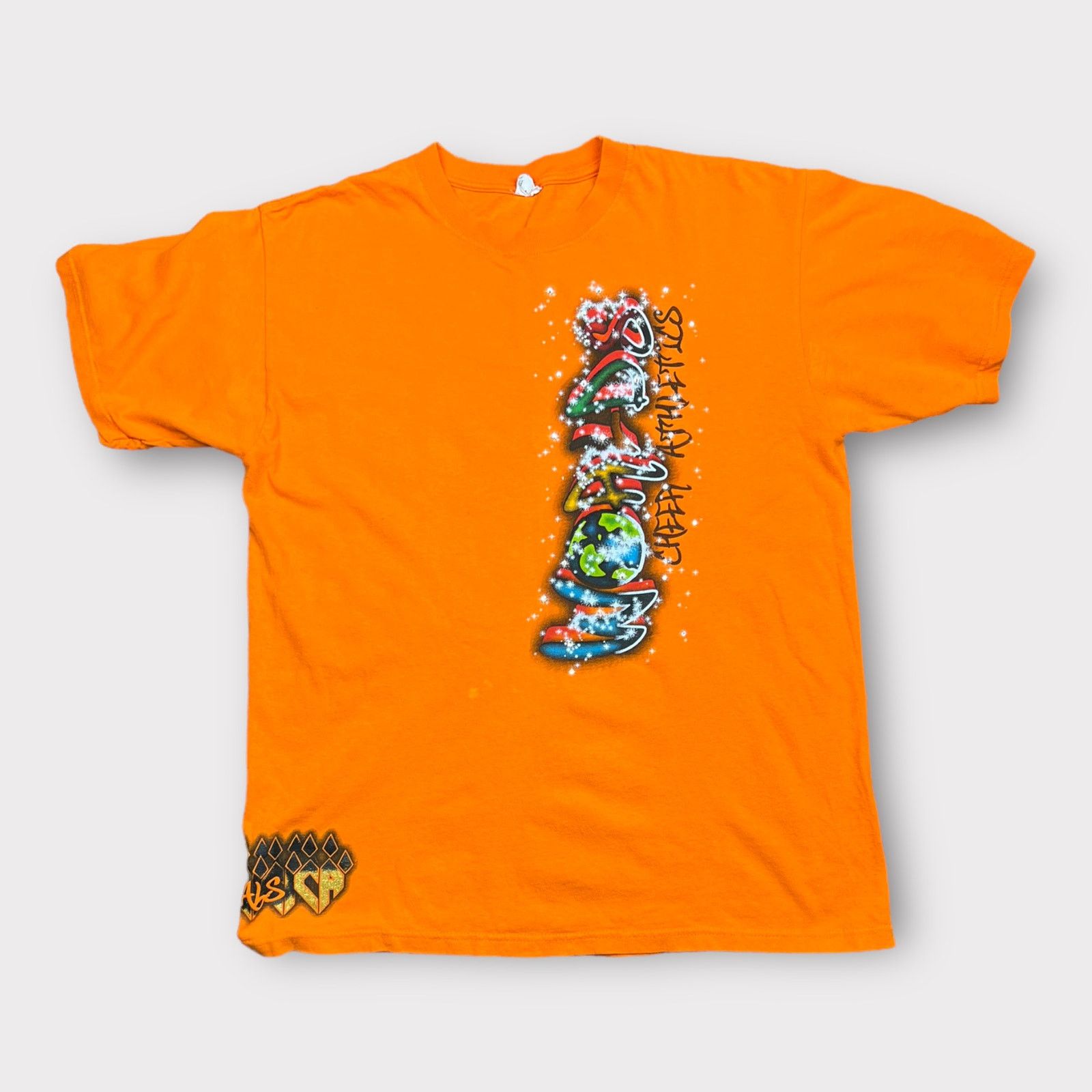 Vintage Cheer Athletics | Custom Blinged WORLDS 9 Medal T-Shirt Size L / US 10 / IT 46 - 1 Thumbnail