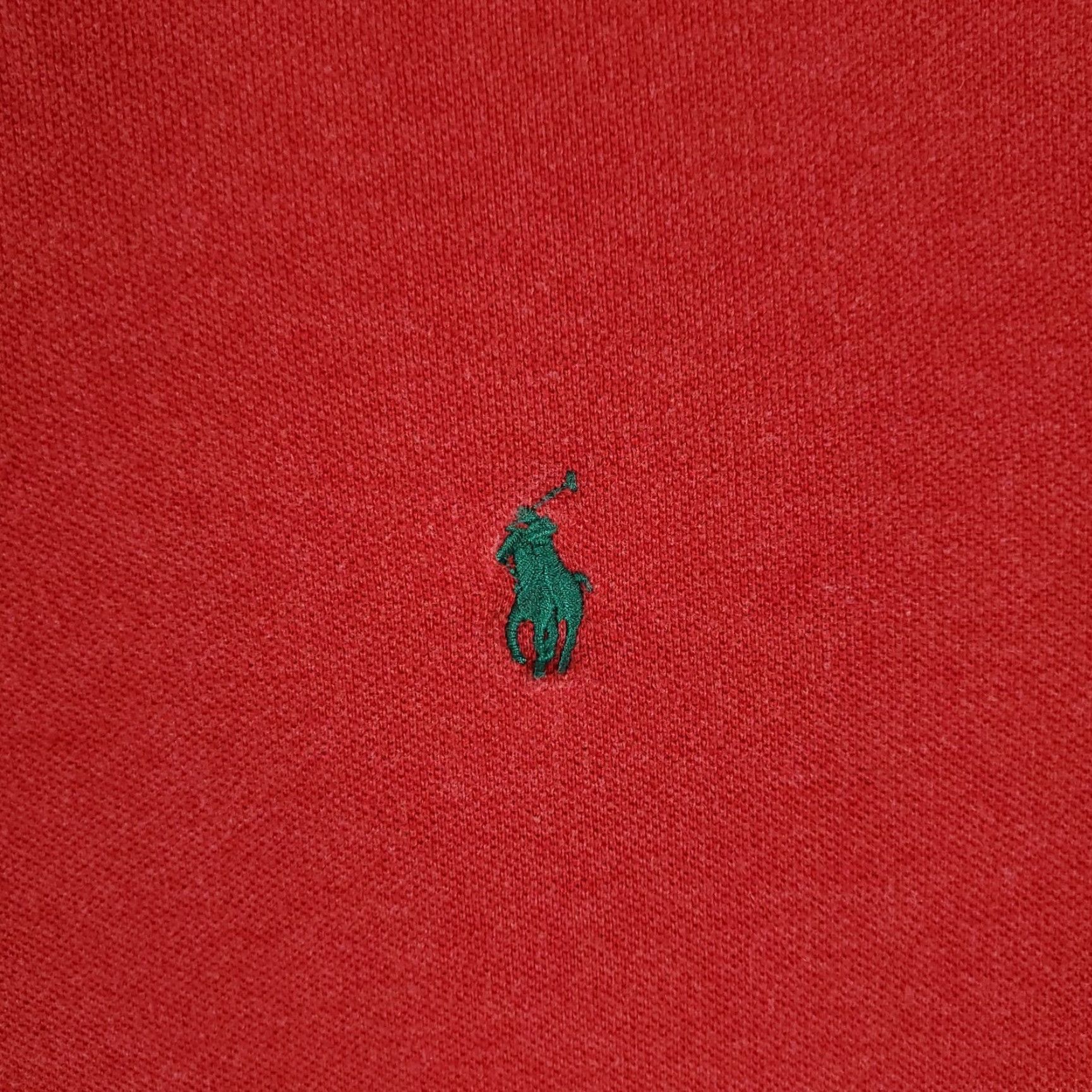 Ralph Lauren Ralph Lauren Polo Shirt Mens Medium Red Casual Short Sleeve Regular Fit Size US M / EU 48-50 / 2 - 2 Thumbnail