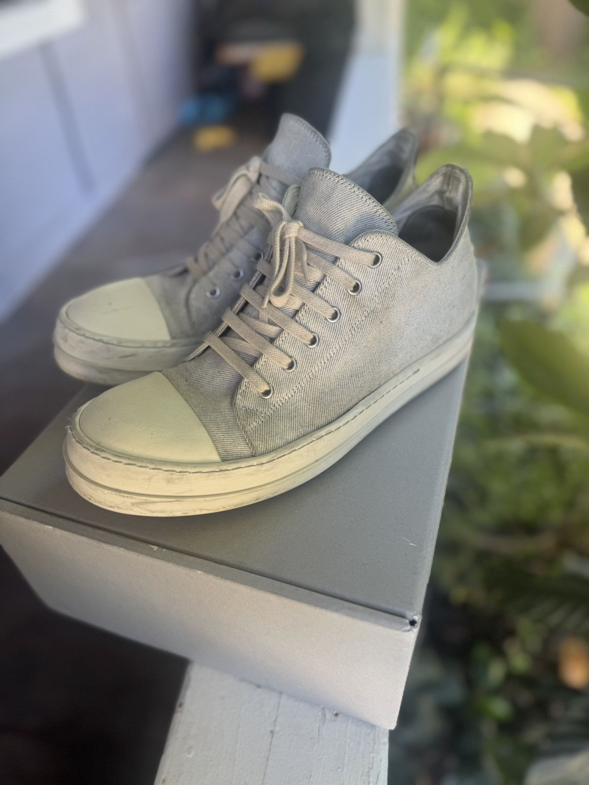 Drkshdw Grey Ramones low top