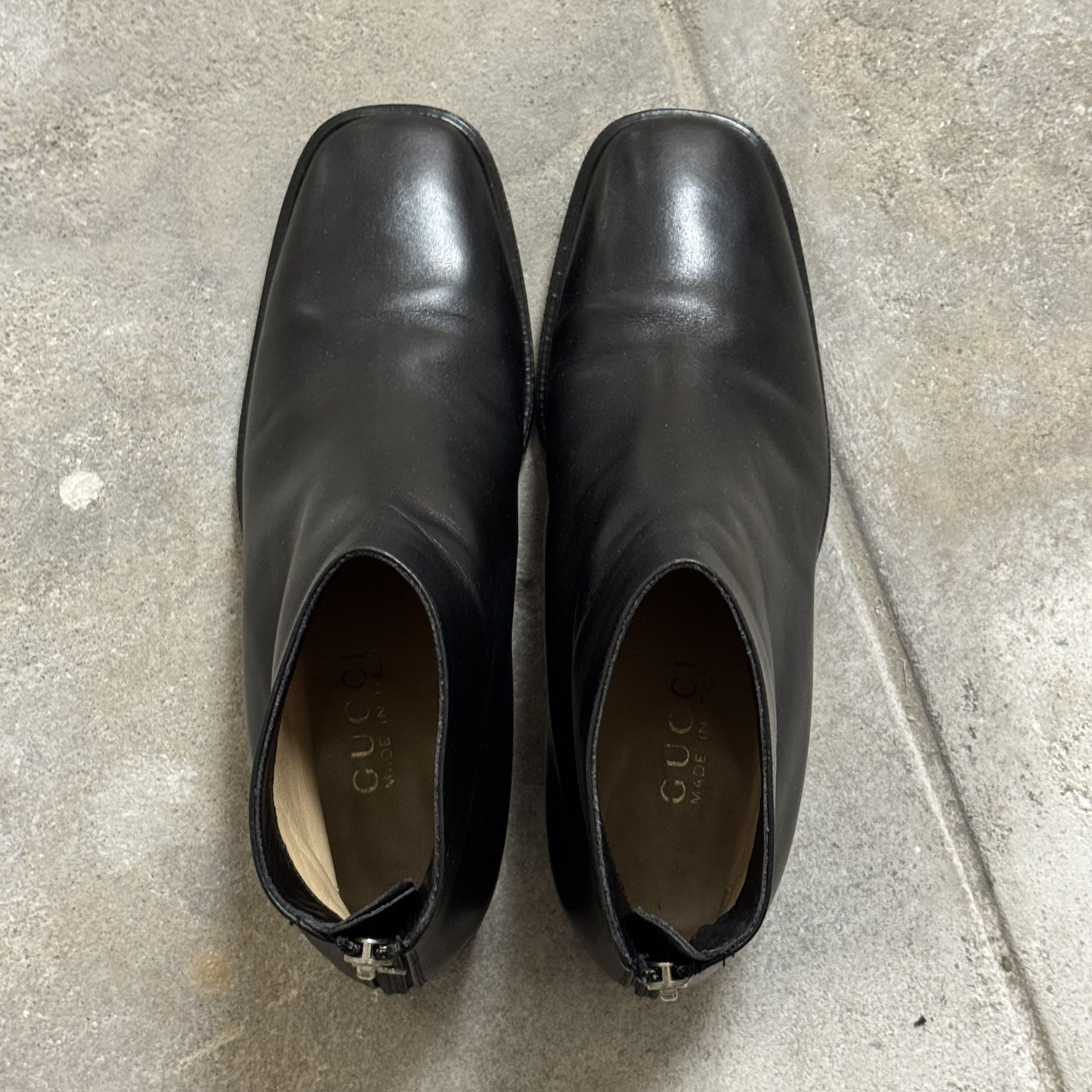 Gucci Gucci Leather Ankle Boots Size US 6 / EU 39 - 13 Thumbnail