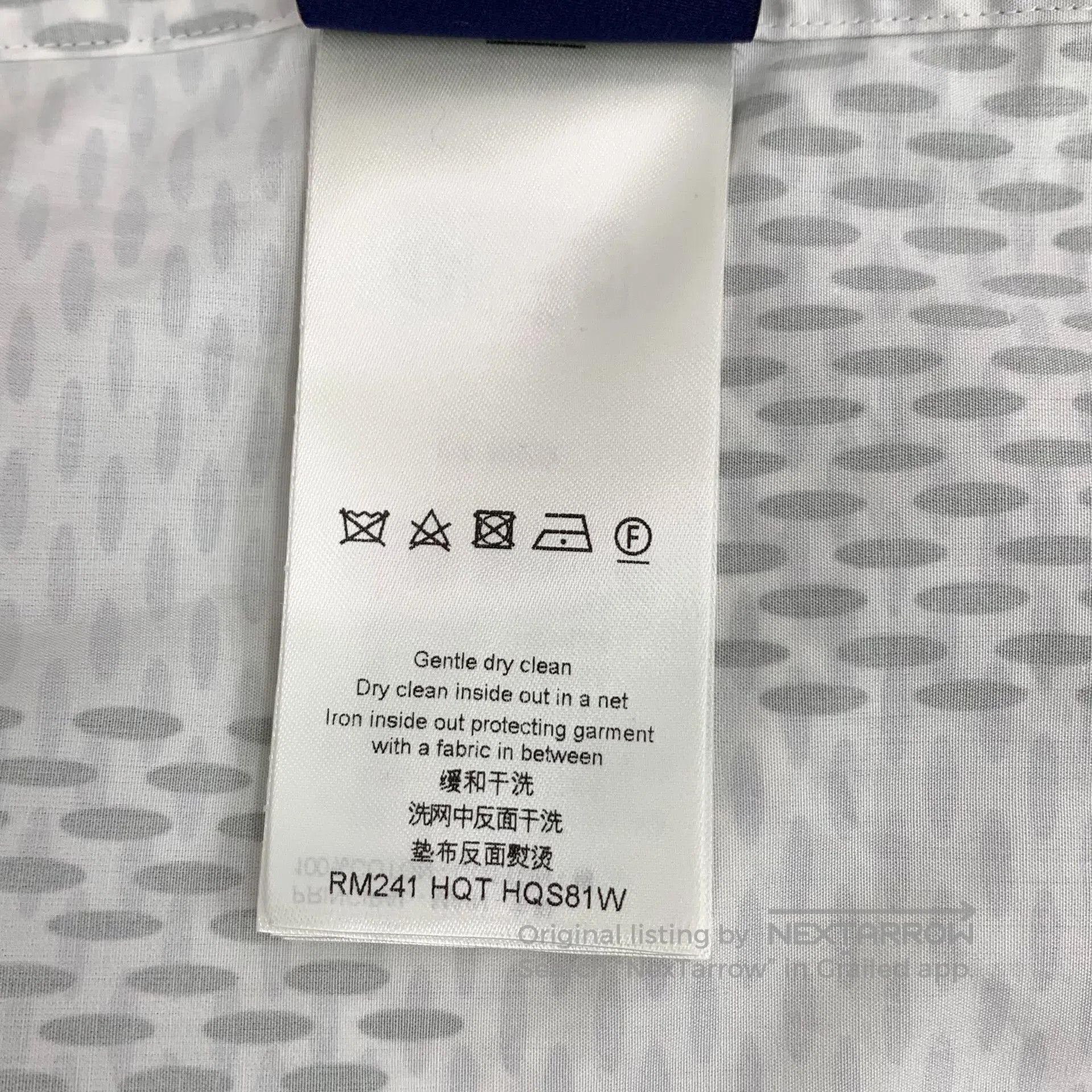 Louis Vuitton Louis Vuitton Contrast color checkerboard cotton lapel sin Size US XL / EU 56 / 4 - 9 Thumbnail