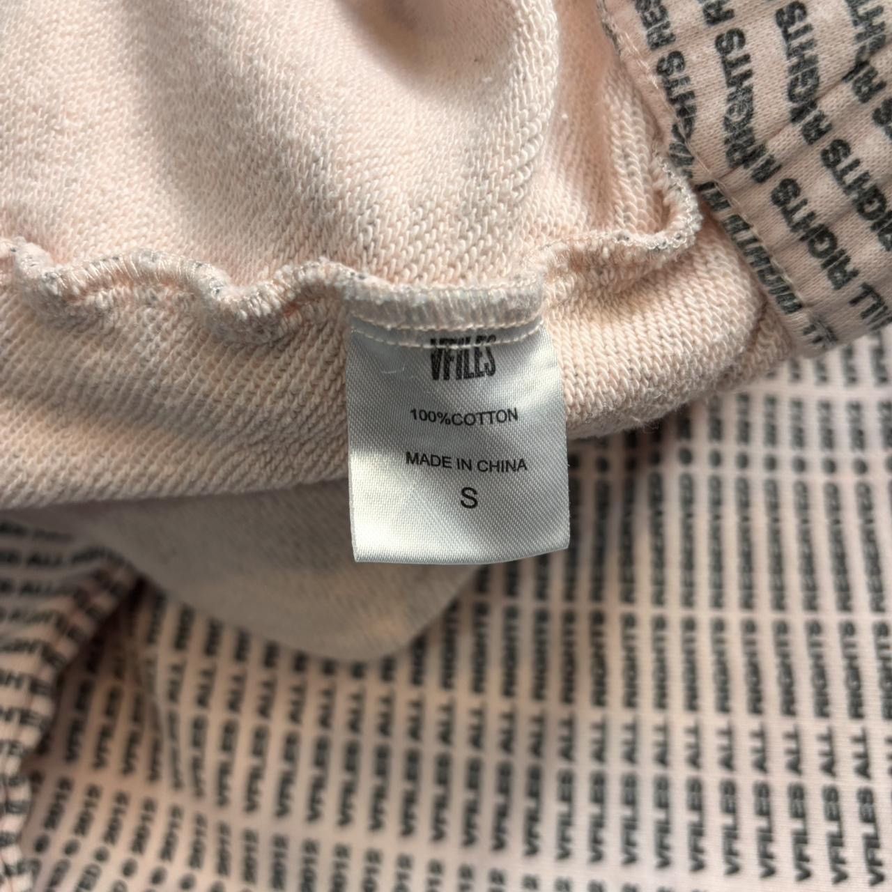 Vfiles Pink & Black Vfiles Sweatpants. Size small. Size US 28 / EU 44 - 4 Thumbnail