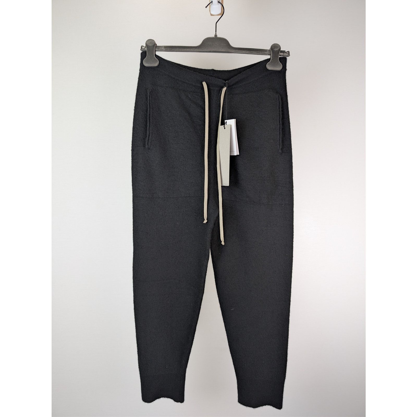 Rick Owens o1rshd1 Drawstring-Waist Track Pants in Black Size US 32 / EU 48 - 8 Thumbnail