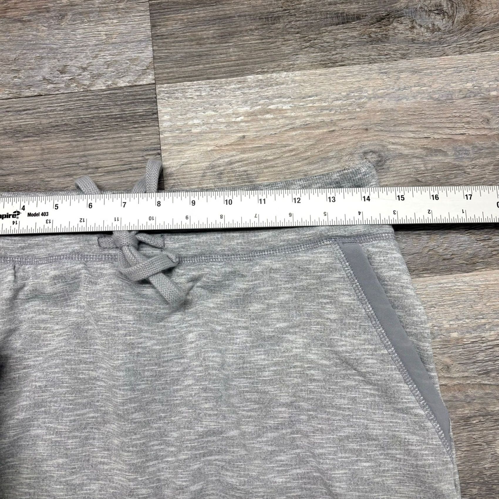 Athleta Athleta Skirt Womens S Gray Techie Terry Mini Athletic Drawstring Pull On Space Dye Size 28" / US 6 / IT 42 - 6 Thumbnail