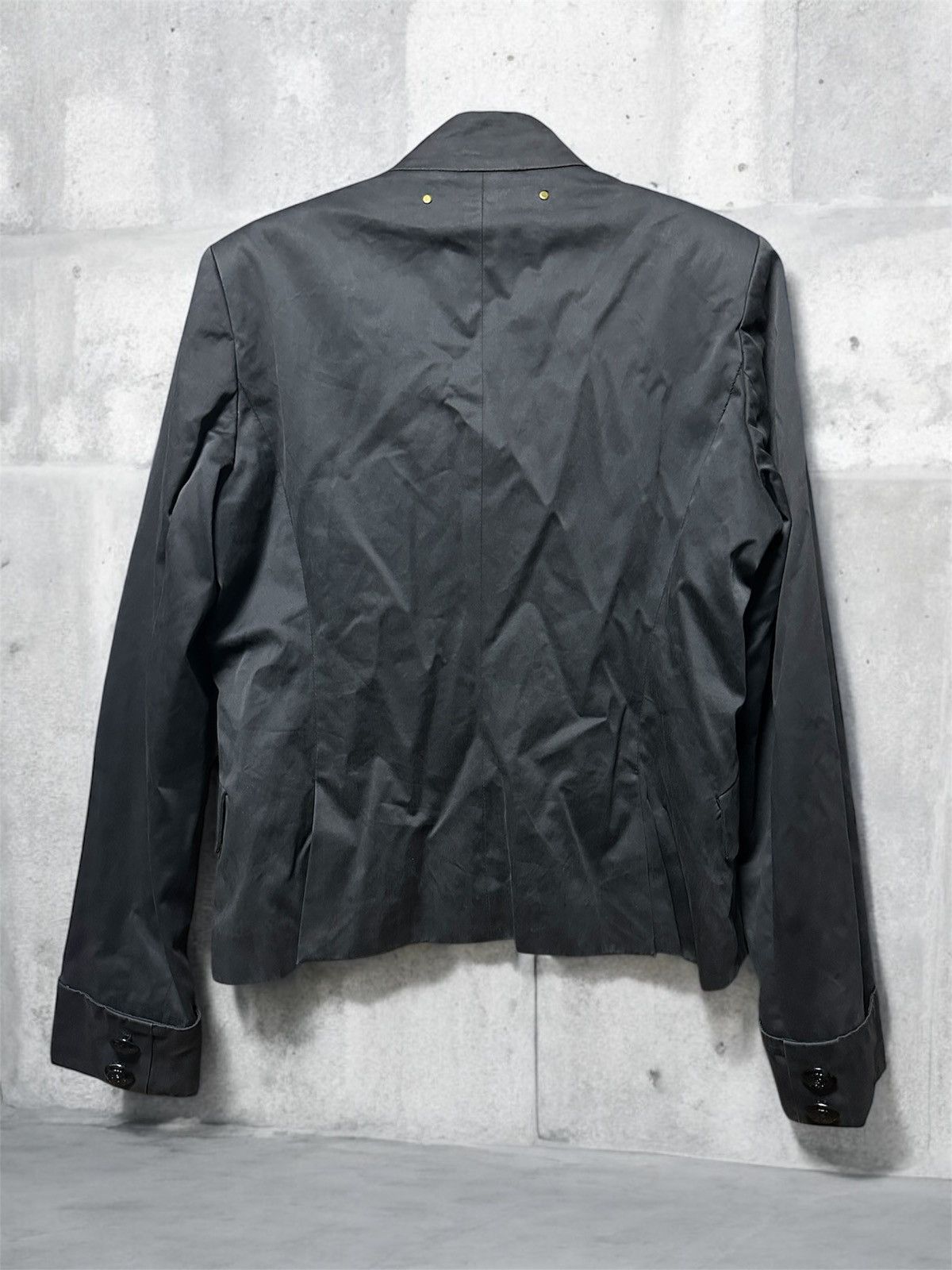 Burberry Vintage Thomas Burberry Avantgarde Women’s Zip Jacket Size L Size L / US 10 / IT 46 - 2 Thumbnail
