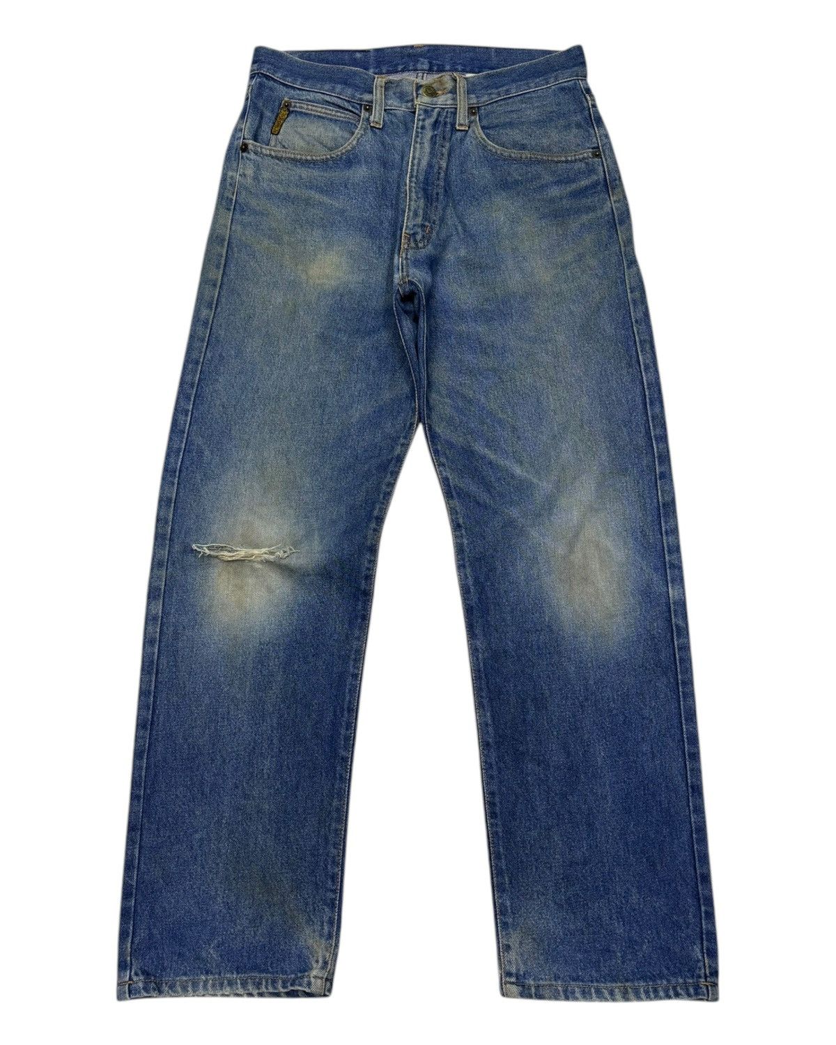 Giorgio Armani 🔥VINTAGE GIORGIO ARMANI ITALY DISTRESSED DENIM JEANS Size US 30 / EU 46 - 1 Thumbnail
