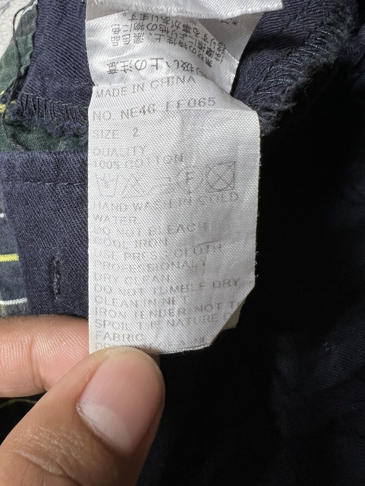 Issey Miyake Ne - Net Issey Miyake Plaid Tartan Pants Size US 28 / EU 44 - 8 Thumbnail