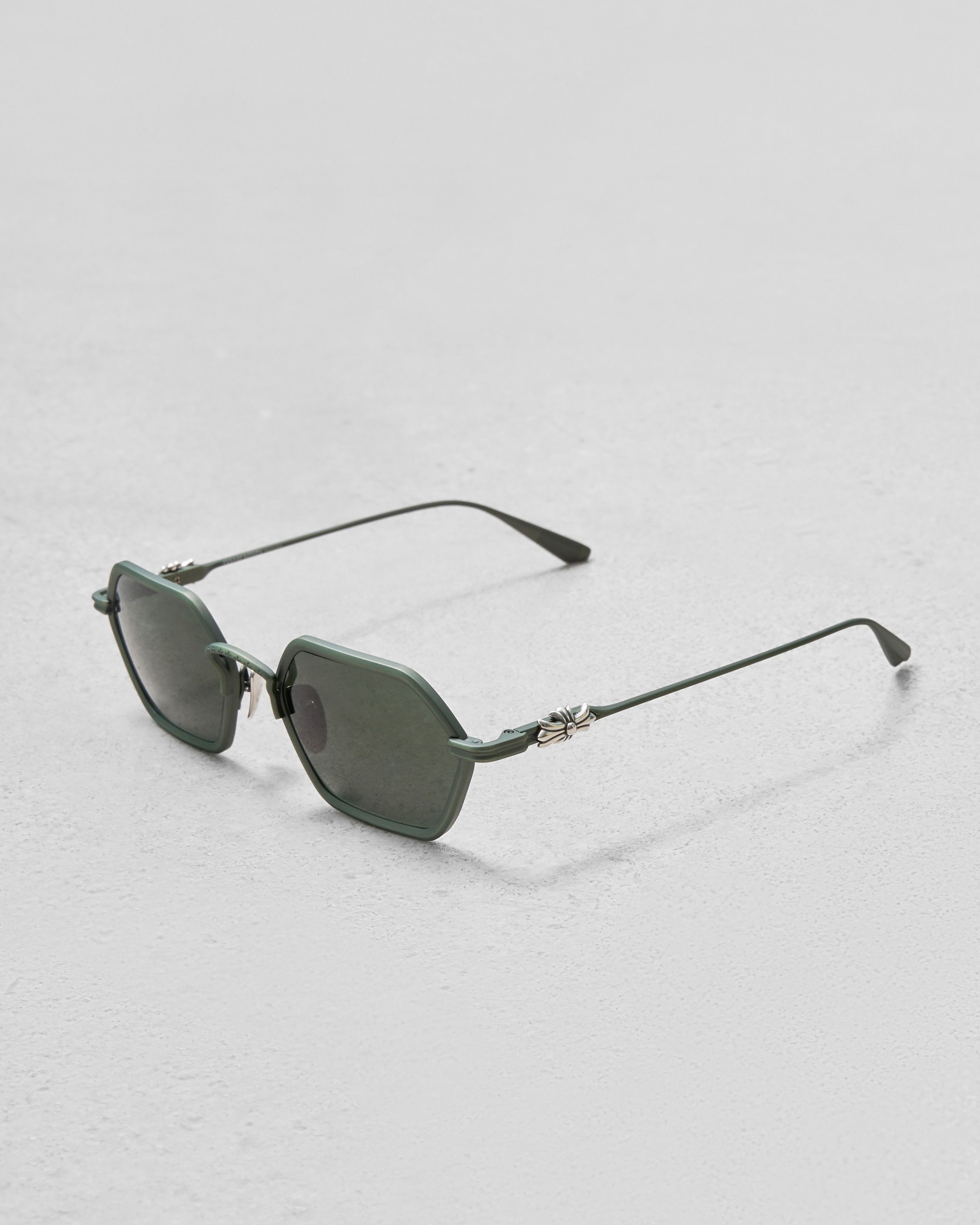 在庫少♪【CHROME HEARTS】メガネ Cumption-A Black Brushed Chrome Hearts CHROME HEARTS CUMPTION BLACK/BRUSHED SILVER