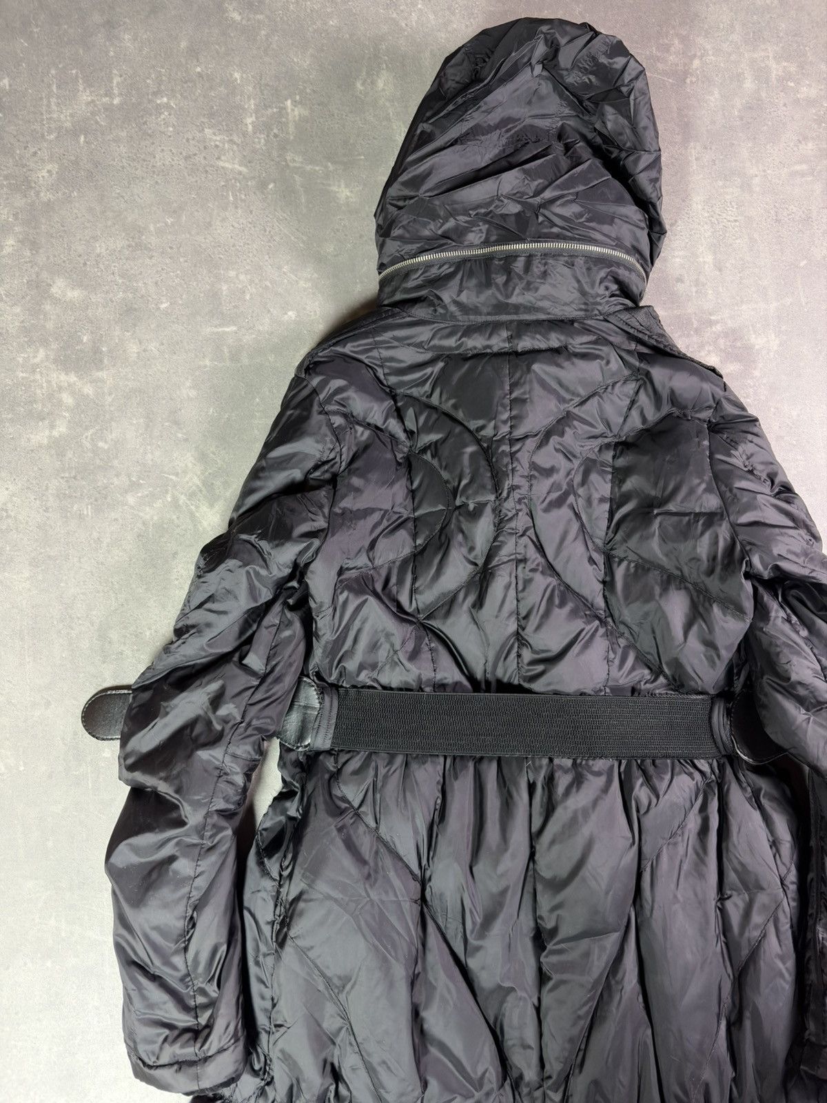 Marithe + Francois Girbaud 00s Marithe + Francois Girbaud Hybrid Hooded Puffer Parka L Size L / US 10 / IT 46 - 21 Thumbnail