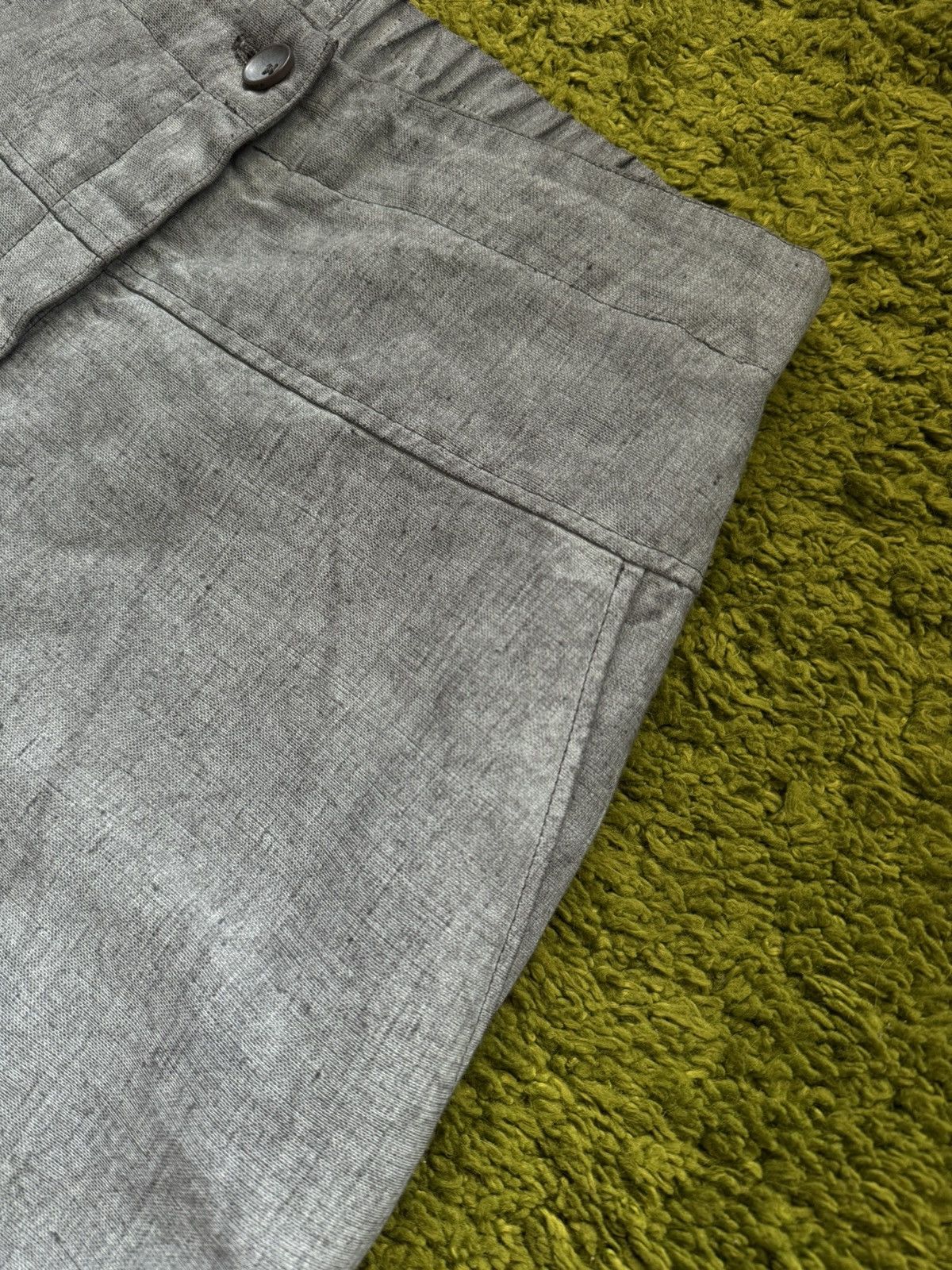 OSKA Oska 100% linen wide leg barrel baggy fit avant garde pants Size 28" / US 6 / IT 42 - 4 Thumbnail