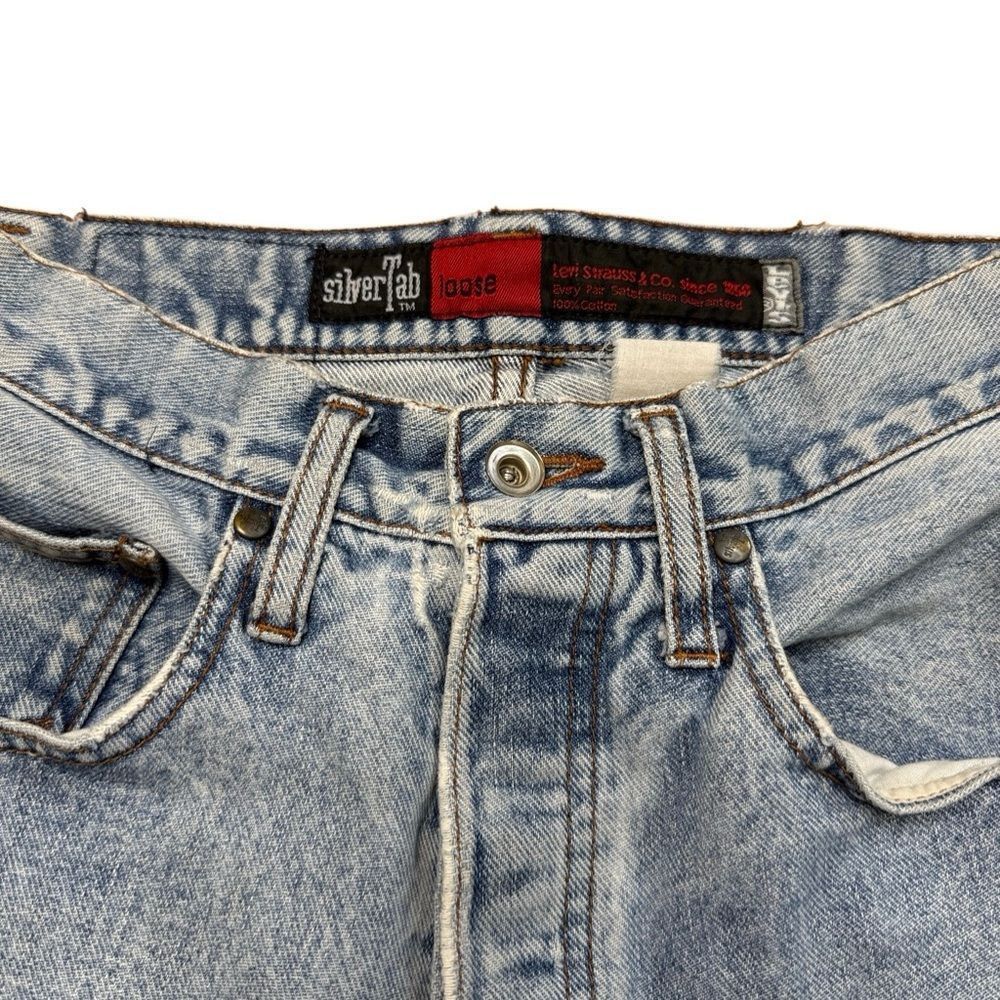 Levi's 90s Vintage Women’s Levi’s Silver Tab straight leg blue jean Size 26" / US 2 / IT 38 - 8 Thumbnail