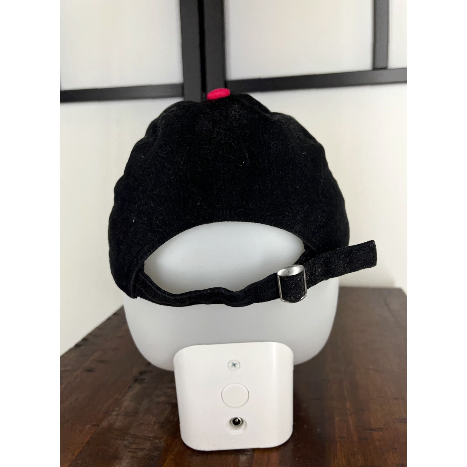 Disney Disney Minnie Mouse Hat Cap Strap Back Adult One Size Black Pink Tie Dye Twill Size ONE SIZE - 6 Thumbnail