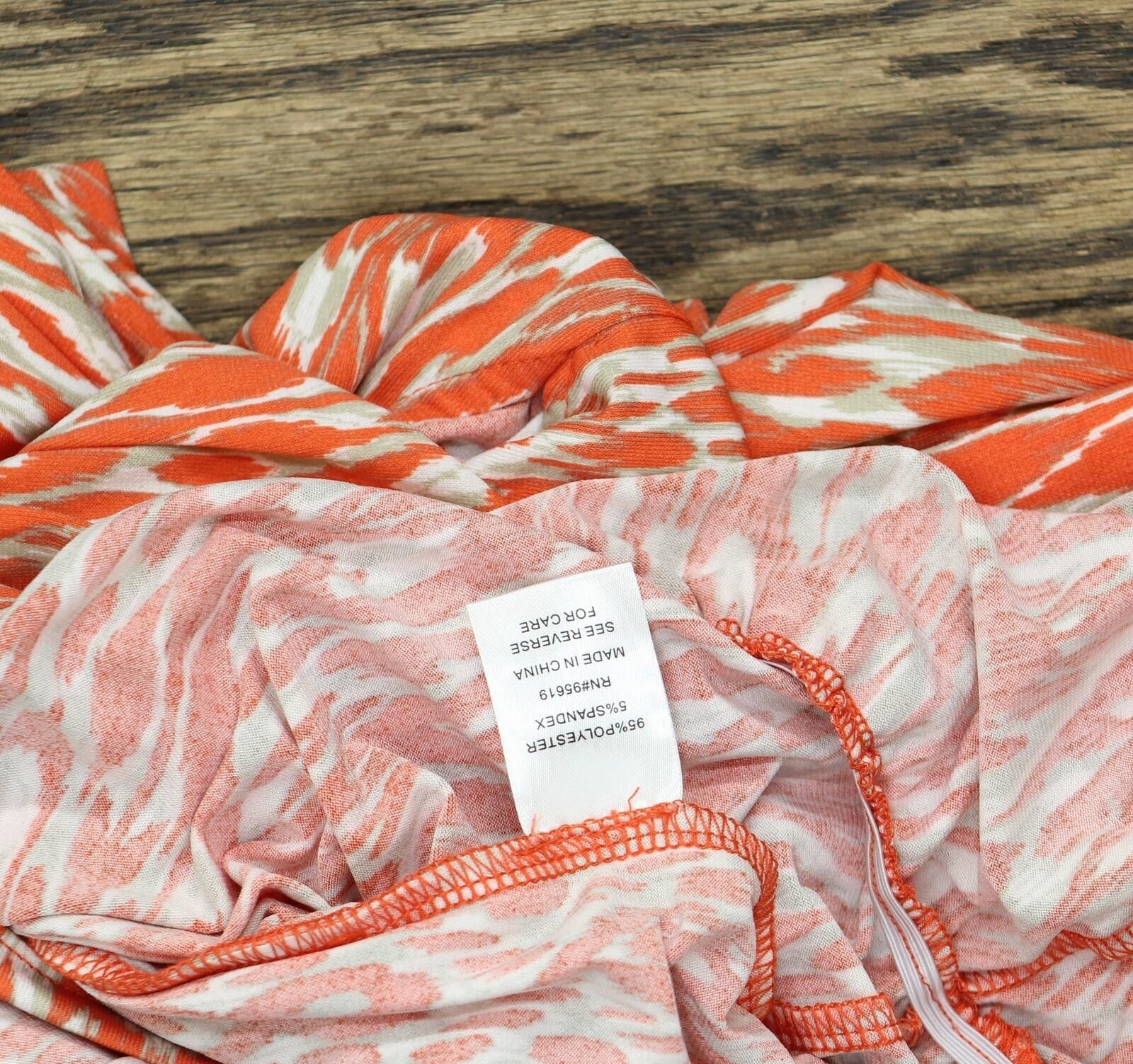 Other Nwt Studio By Jpr Knit Jumpsuit Peach Echo Orange Multi L Size 36" / US 14 / IT 50 - 5 Thumbnail
