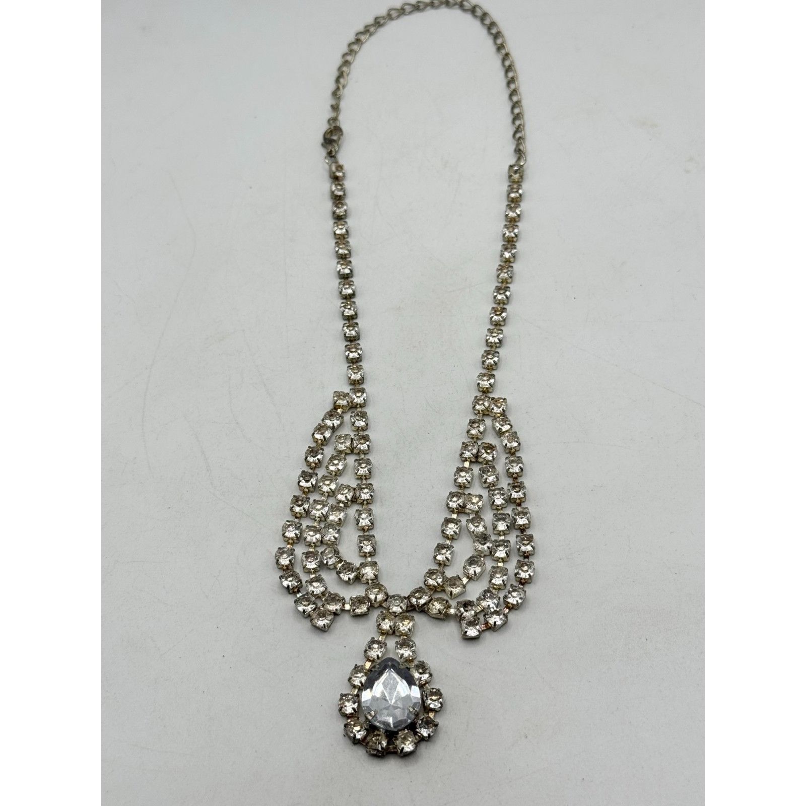Other Vintage Rhinestone collar necklace Size ONE SIZE - 3 Thumbnail