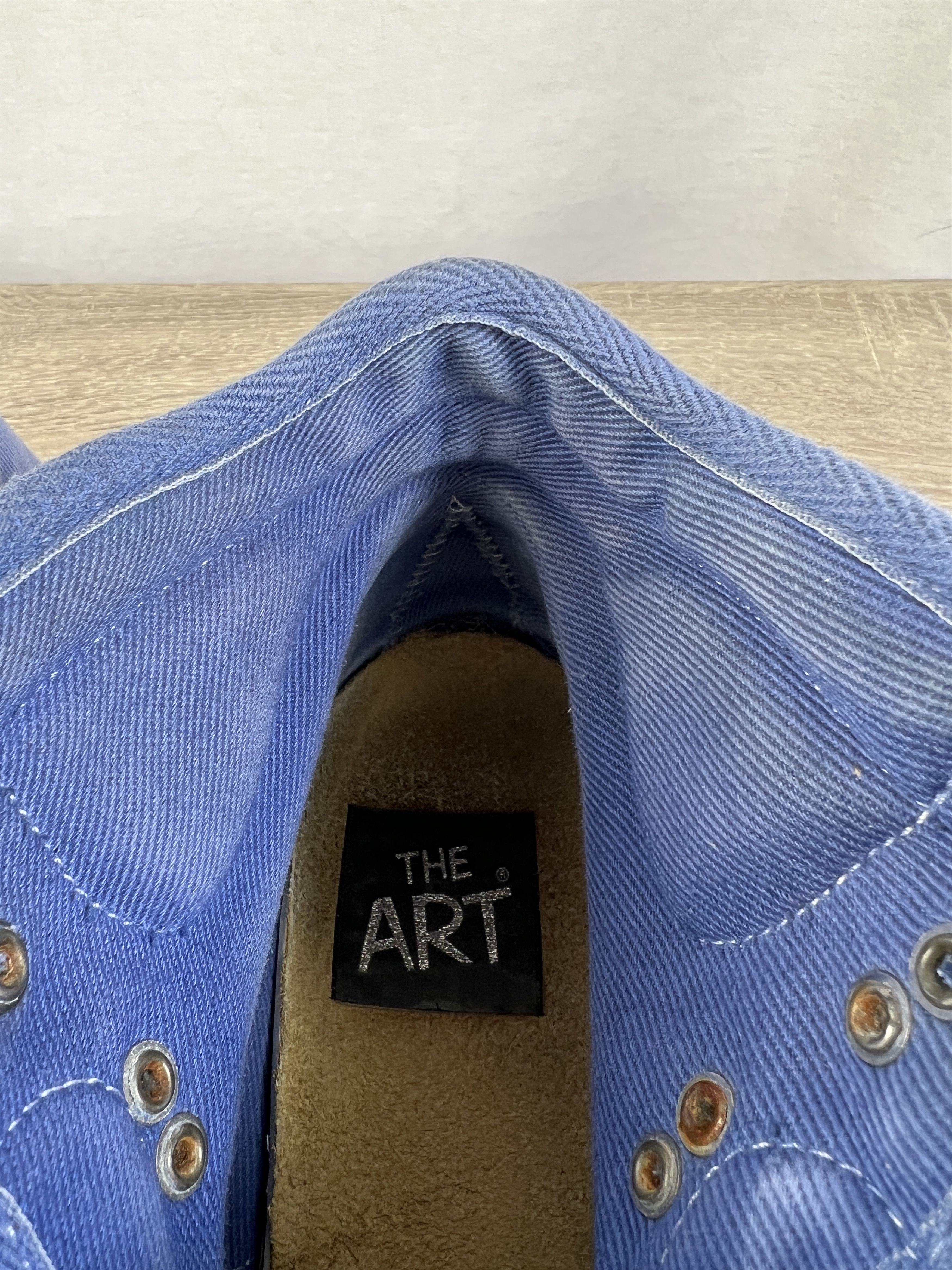 Japanese Brand Vintage The Art Company Chunky Blue Personal Boots Size US 8.5 / EU 41-42 - 11 Thumbnail
