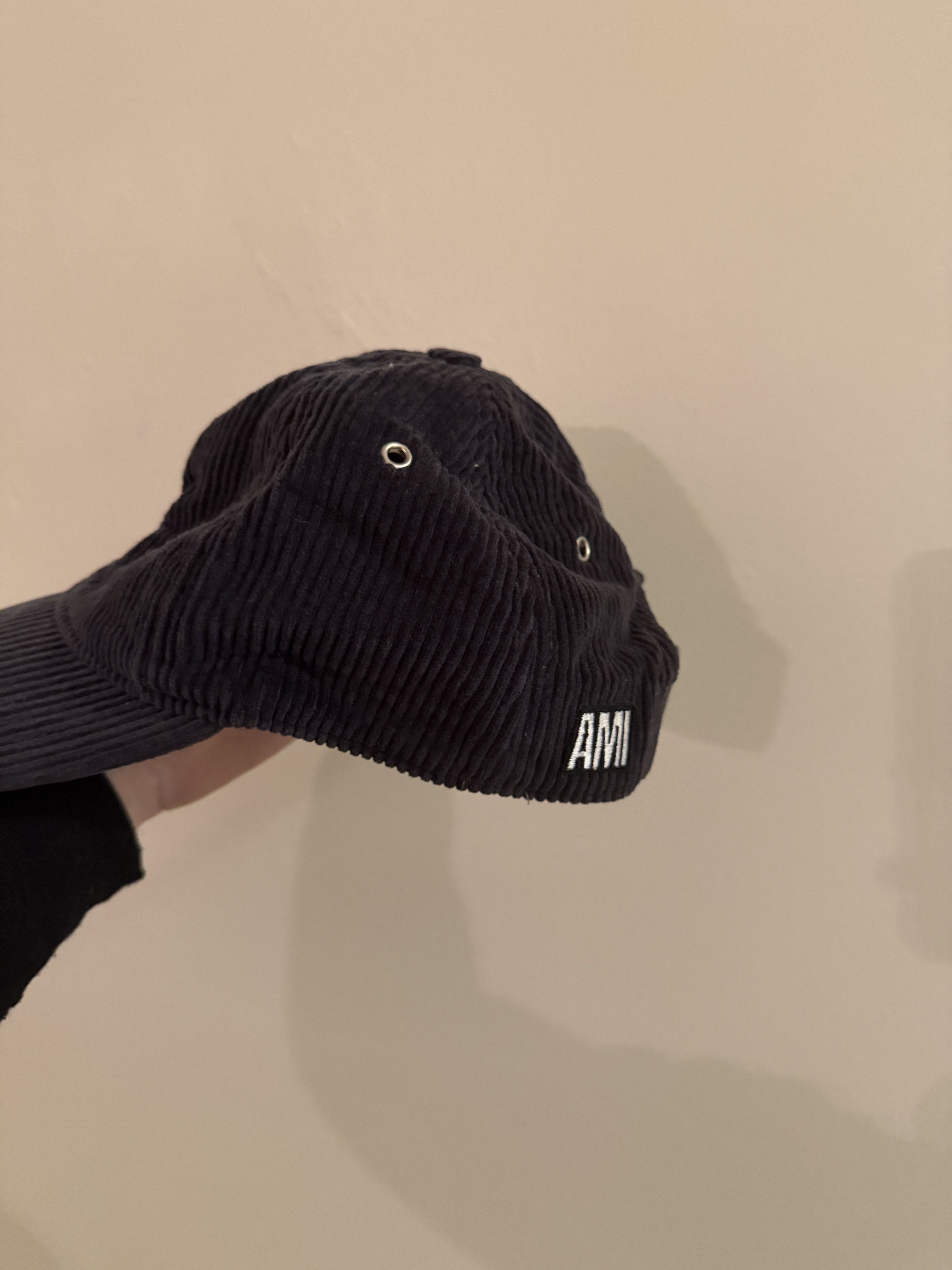 AMI AMI Navy Corduroy Baseball Bat Size ONE SIZE - 3 Thumbnail