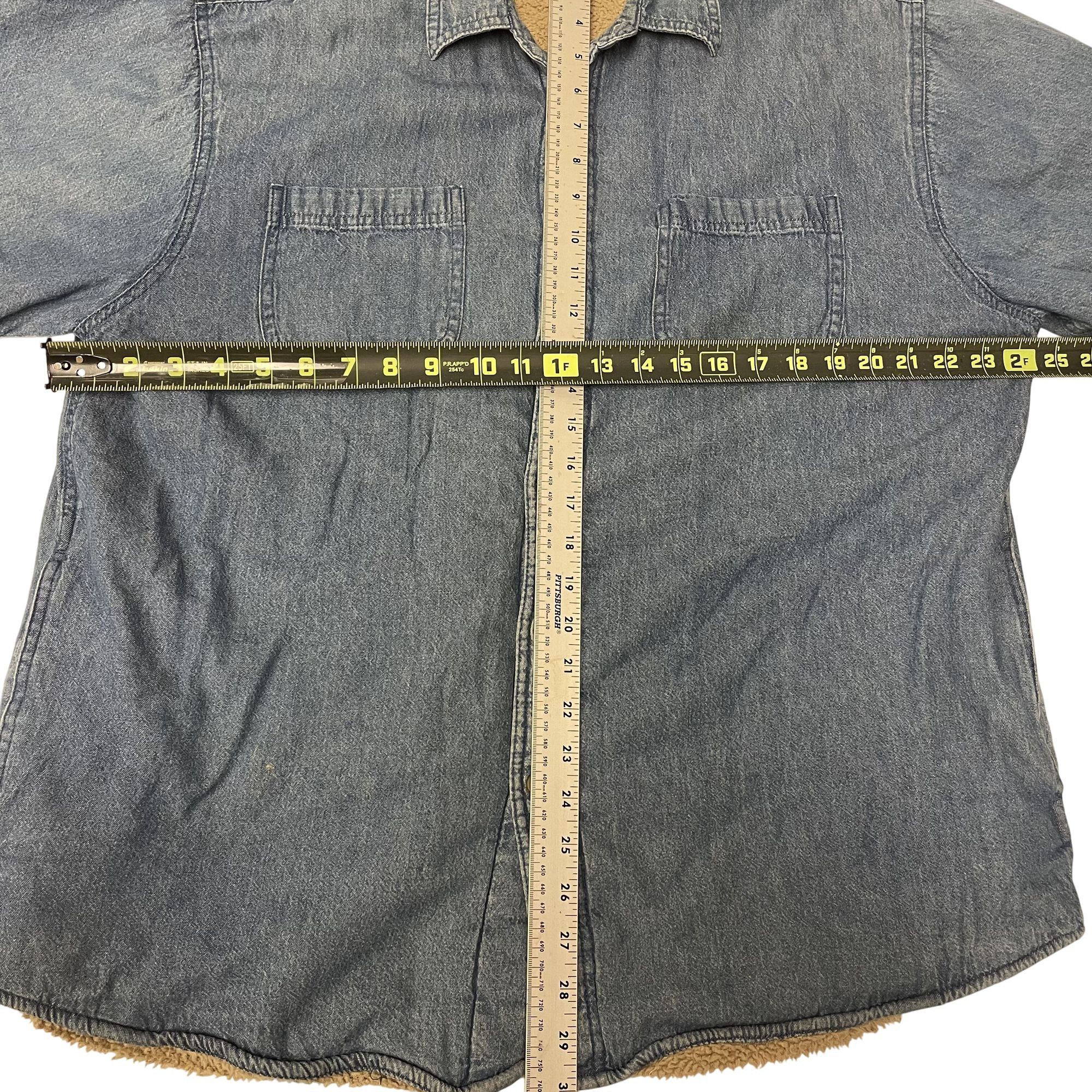 Wrangler Vtg Wrangler Blue Jean FLEECE LINED Mechanic Jacket Size US L / EU 52-54 / 3 - 8 Thumbnail