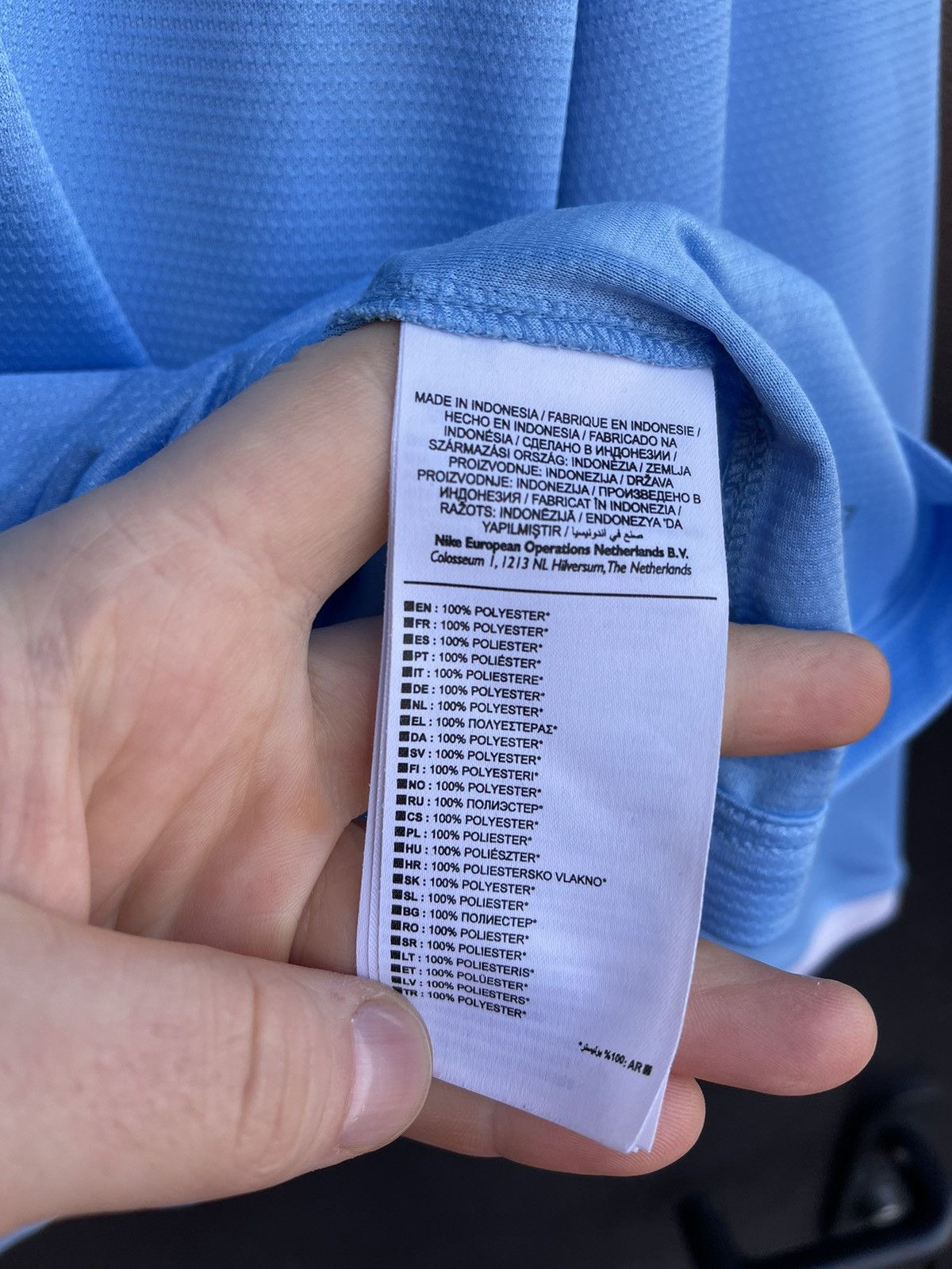 Nike Manchester City 2013 2014 Home Shirt Jersey Nike Long Sleeve Size US L / EU 52-54 / 3 - 8 Thumbnail