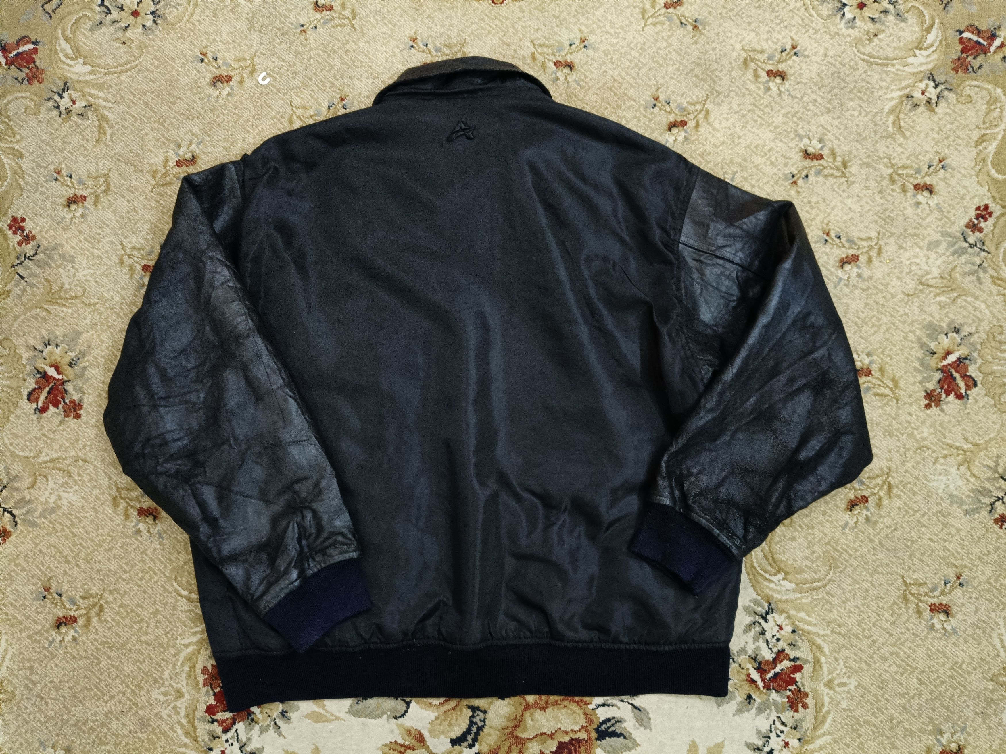 Avirex × Vintage Avirex Leather Sleeves with Big Spellout Size US XL / EU 56 / 4 - 7 Thumbnail